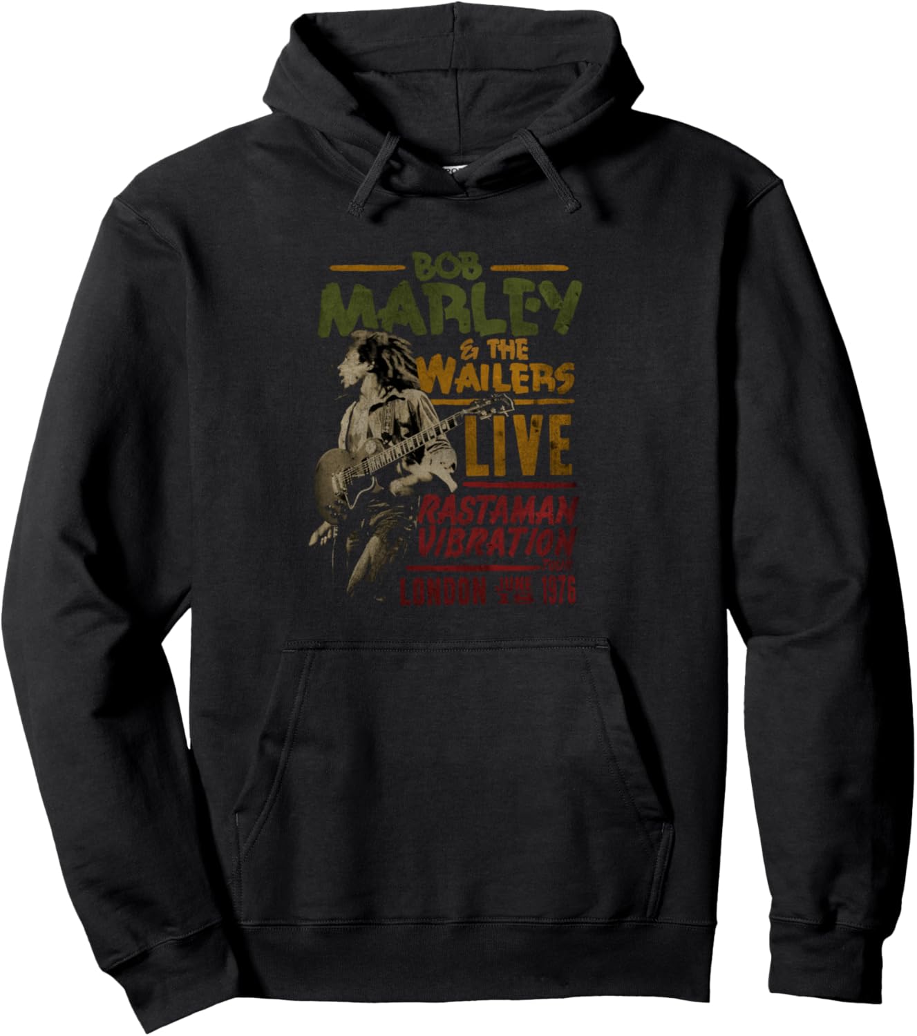 

Худи Bob Marley BTRTW The Wailers Live, черная, Черный, Худи Bob Marley BTRTW The Wailers Live, черная