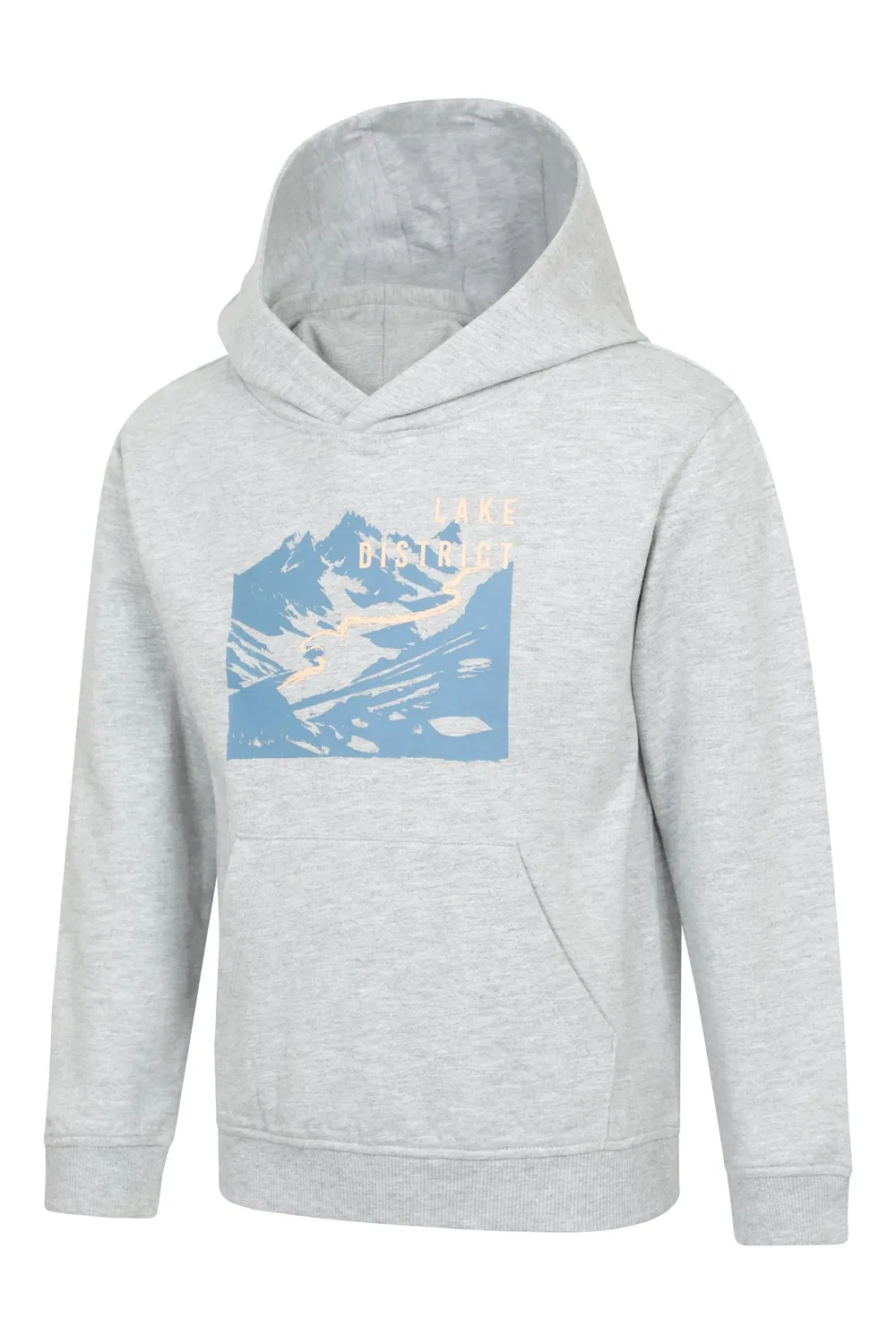 Худи Relaxed Fit из мягкого хлопка Mountain Warehouse, серый — фото 2