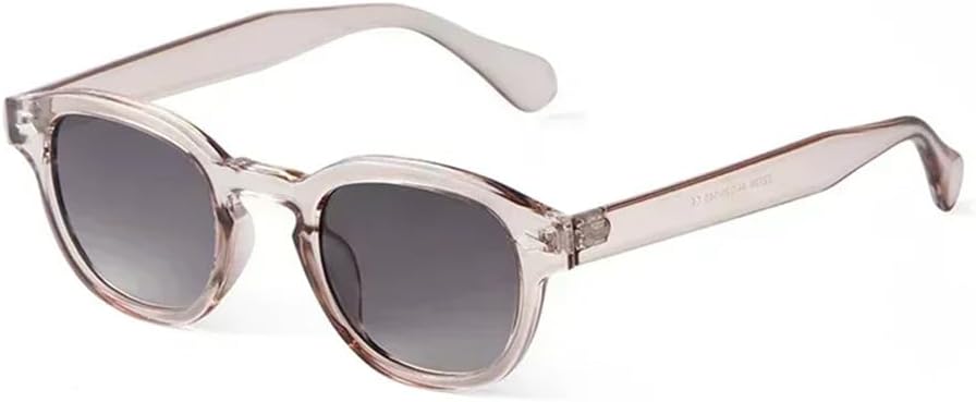 

Ретро круглые солнцезащитные очки для женщин, винтажные очки с леопардовым принтом, синие линзы, квадратная форма, защита от ультрафиолета UV400 UJNHGQ, C10 Clear Tea Gray