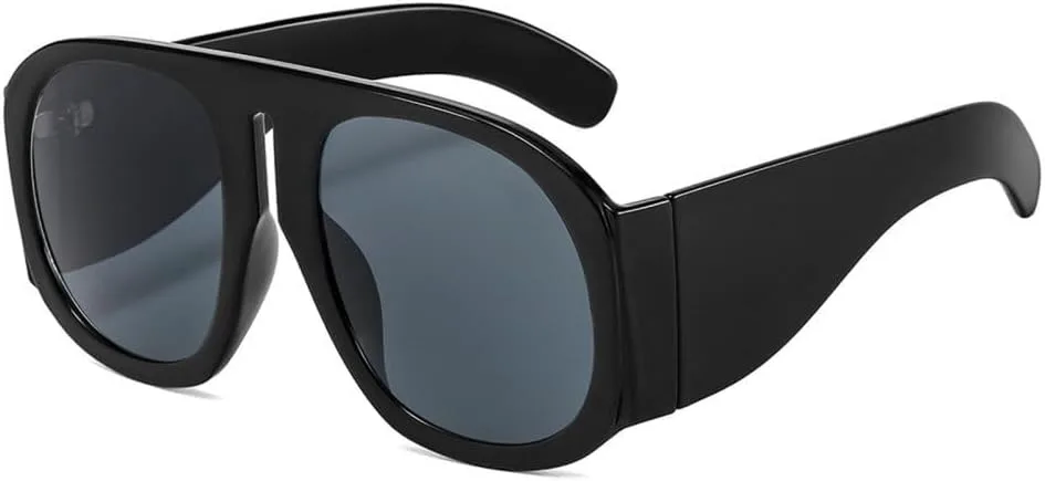 

Солнцезащитные очки MUTYNE в стиле ретро, ​​овальная градиентная оправа, большие, для женщин и мужчин, винтажные, большие, в стиле панк, черные, Black Gray