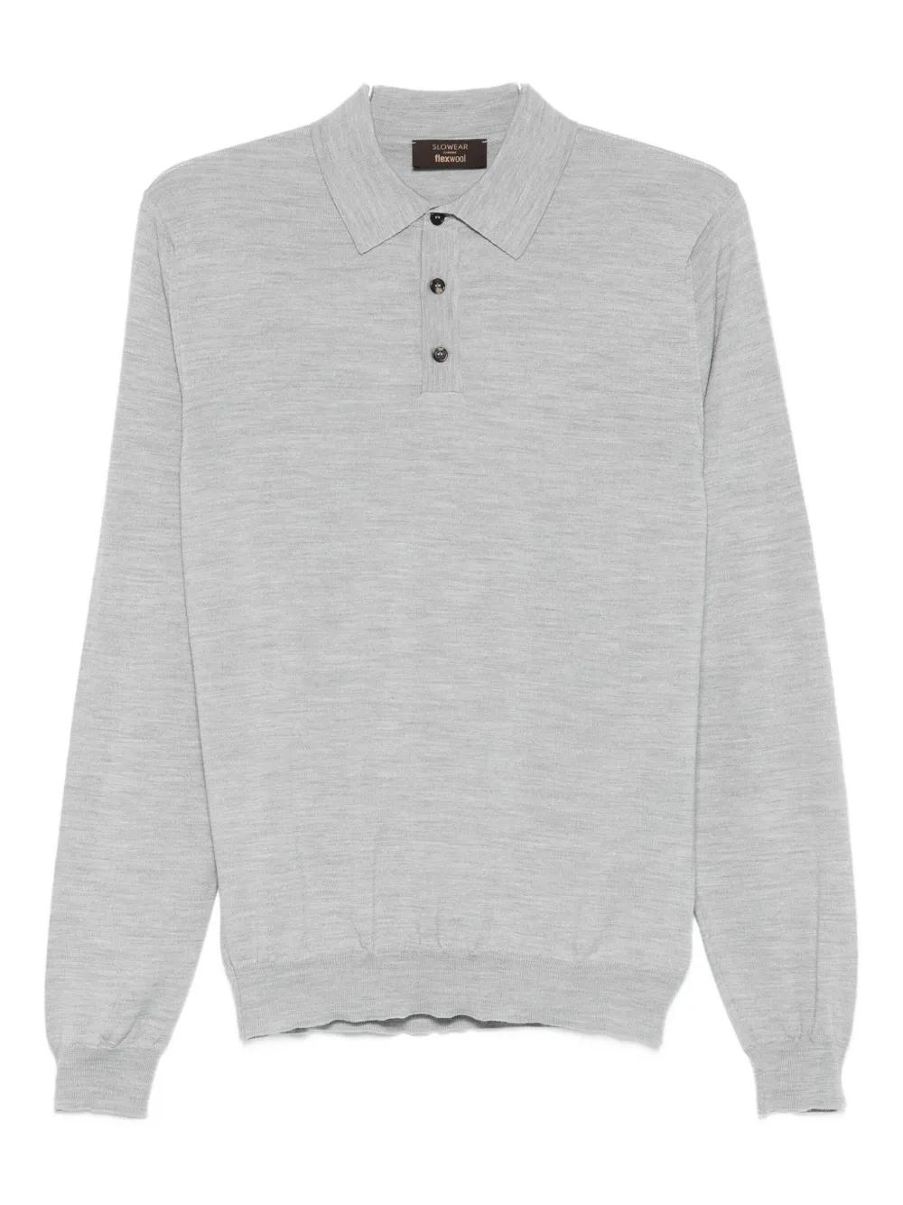 

Поло на пуговицах Zanone, серый