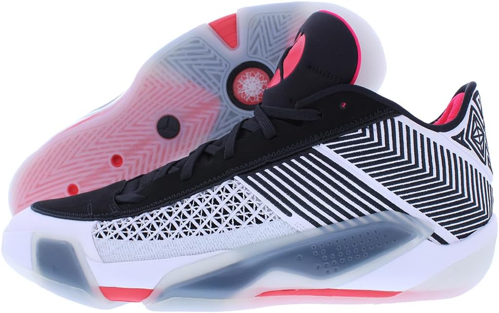 

Баскетбольные кроссовки Nike Air Jordan XXXVIII FIBA для мужчин, White/Siren Red/Black-White/True White
