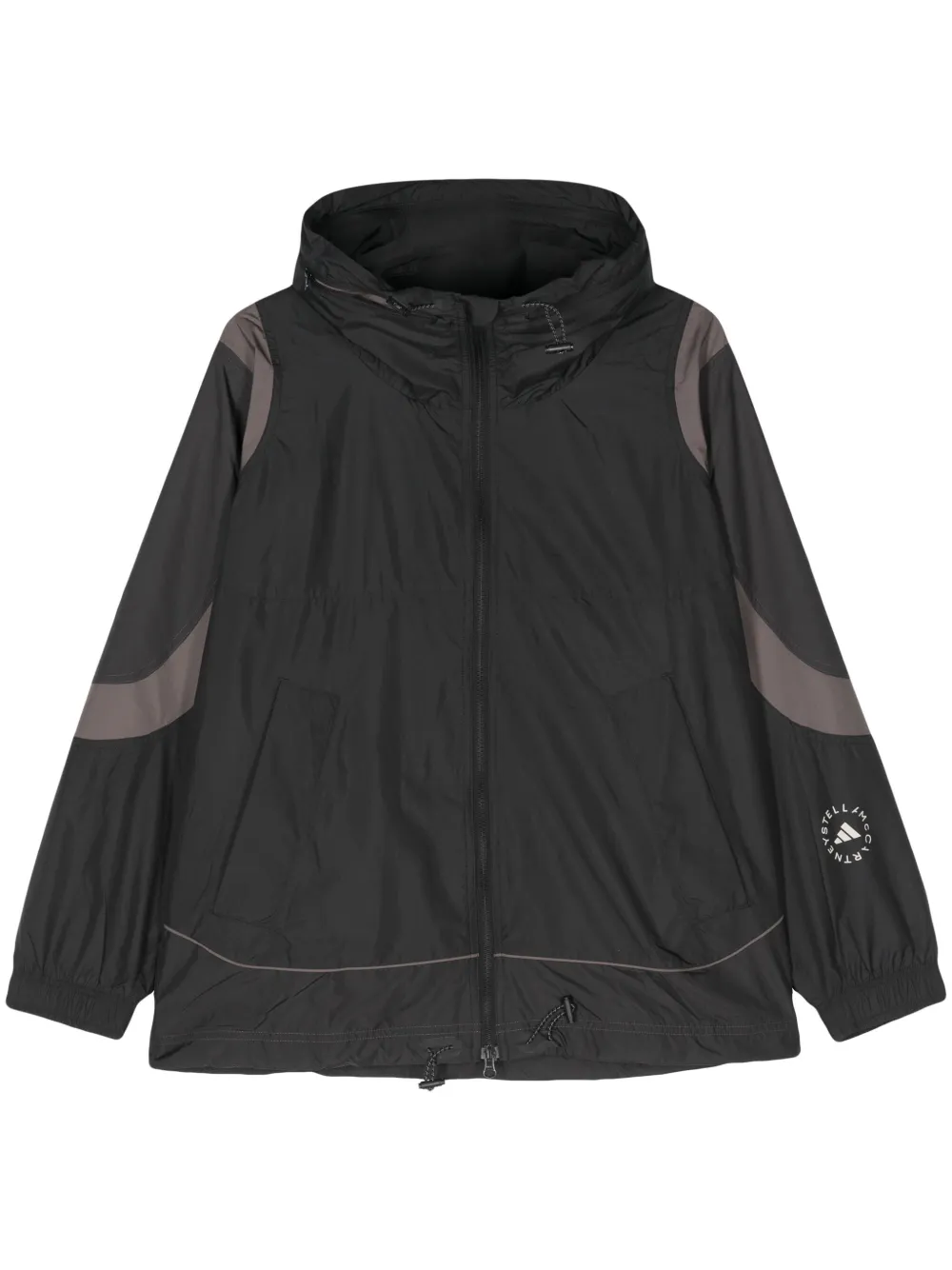 

Легкая куртка с логотипом Adidas by Stella McCartney, черный