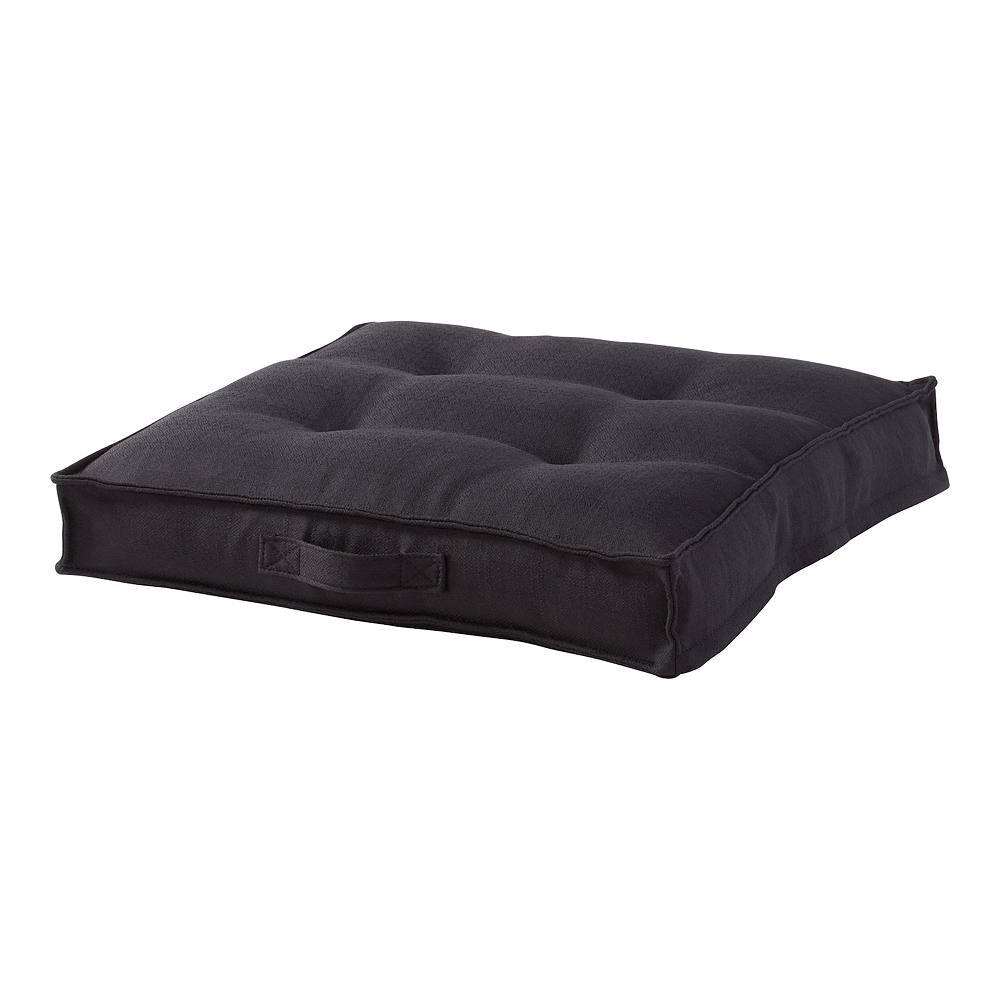 

Greendale Home Fashions Квадратная напольная подушка с тафтингом, черный