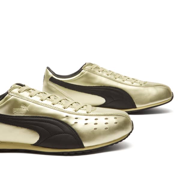 Металлические кроссовки Sprint Puma, золото & черный — фото 4