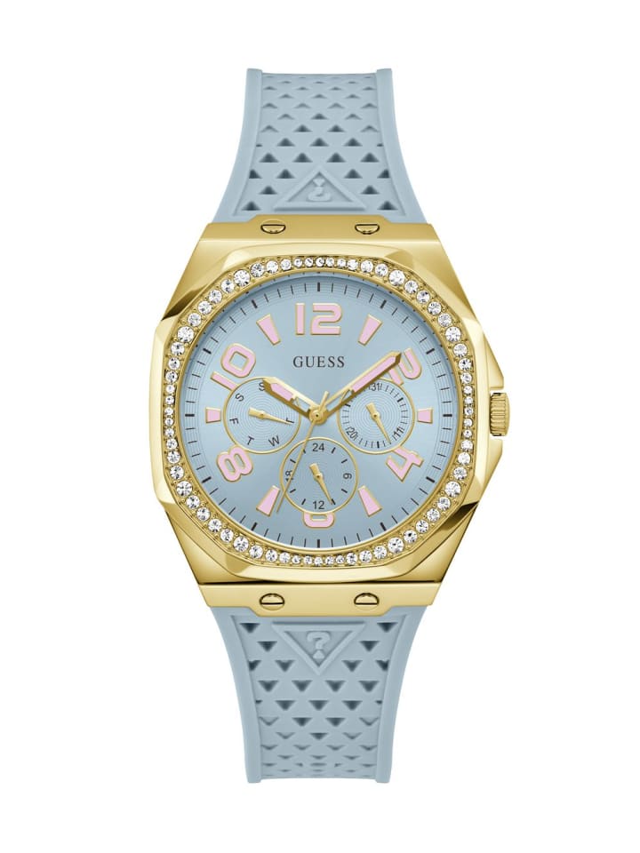 

Guess Кварцевые часы GW0694L1 светло-голубого цвета