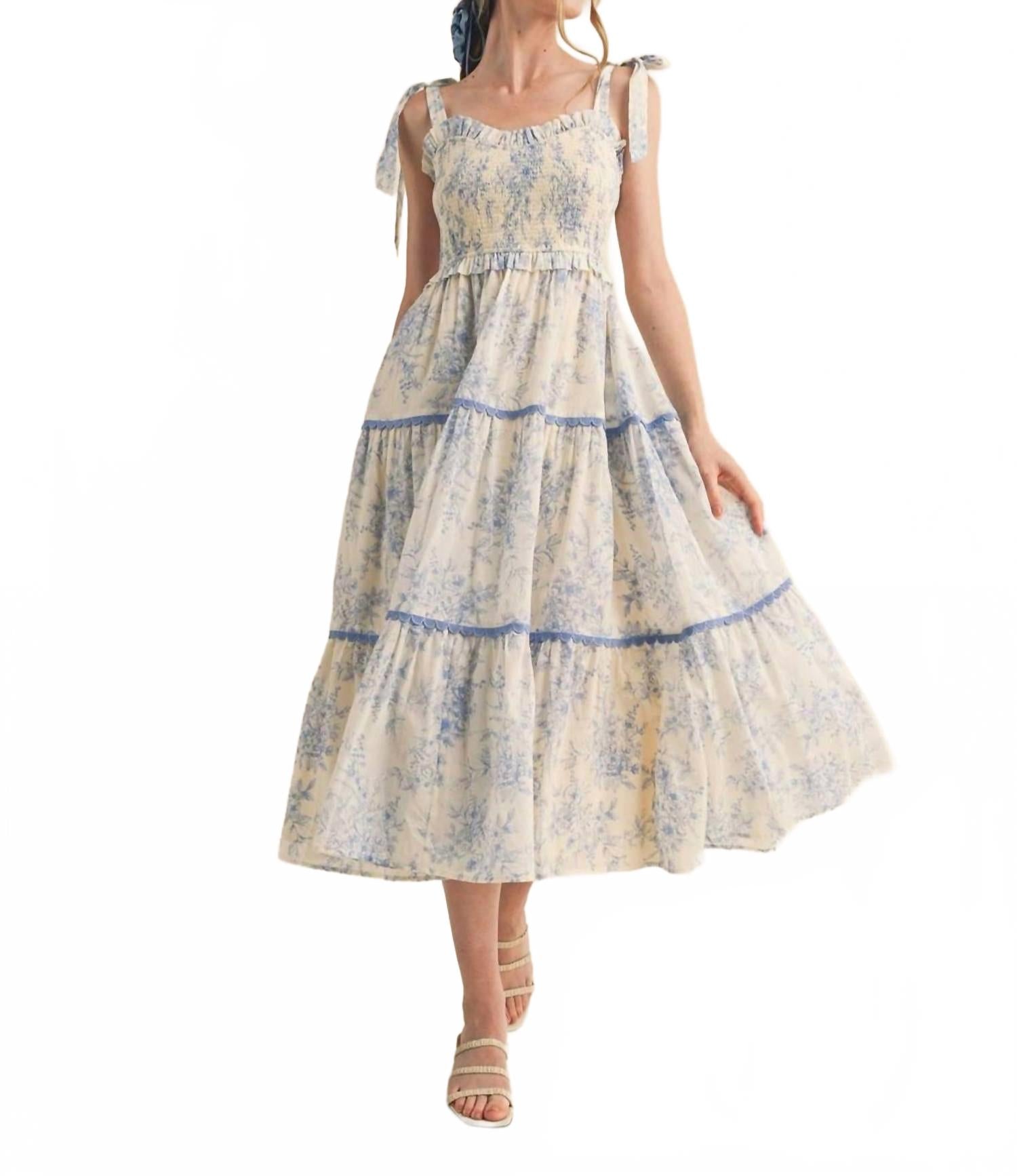 

Беби-блю платье миди с носочным верхом &merci, синий