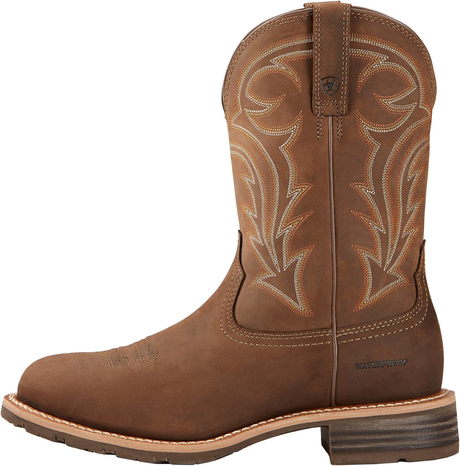 Мужские гибридные сапоги Ariat Hybrid Rancher H2O, коричневый — фото 2