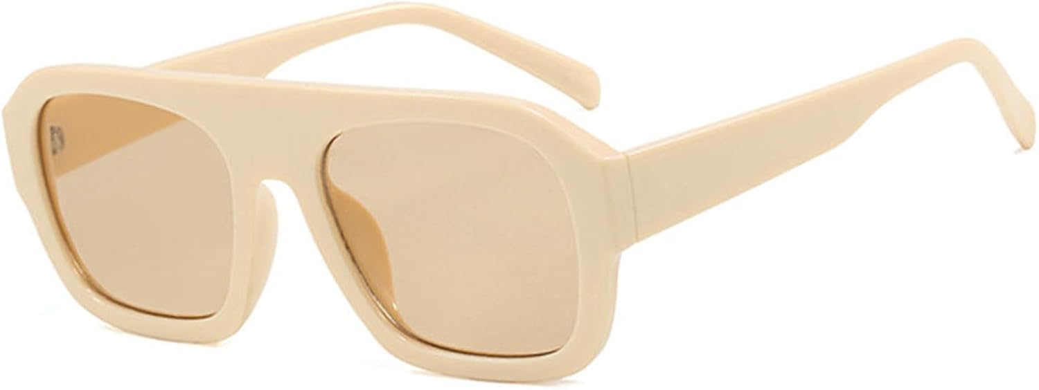 

Солнцезащитные очки Helena в стиле ретро с плоской верхней частью, квадратные, женские, модные, градиентные, с защитой от УФ-излучения UV400, мужские, панк, пилотные, S68, C12