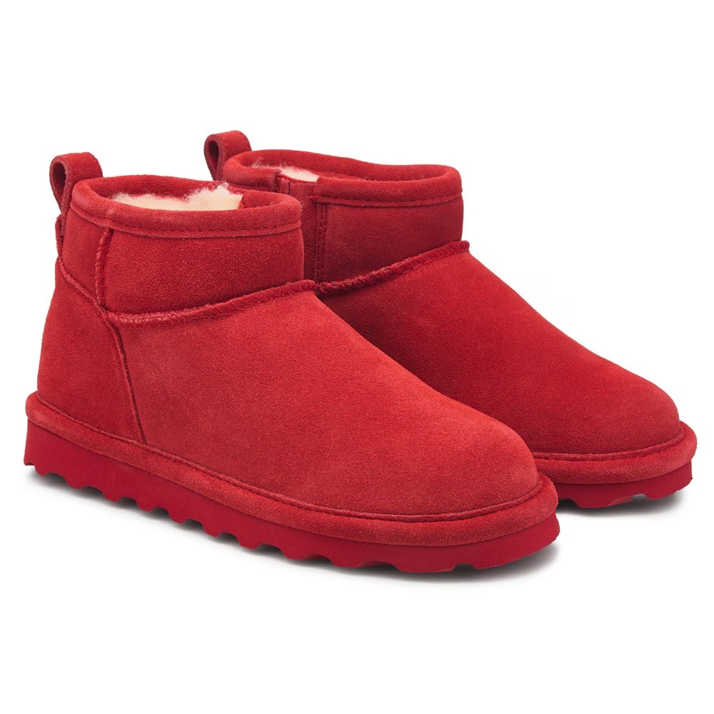 

Короткие водонепроницаемые ботинки для молодежи, маленькие/большие Bearpaw, красный