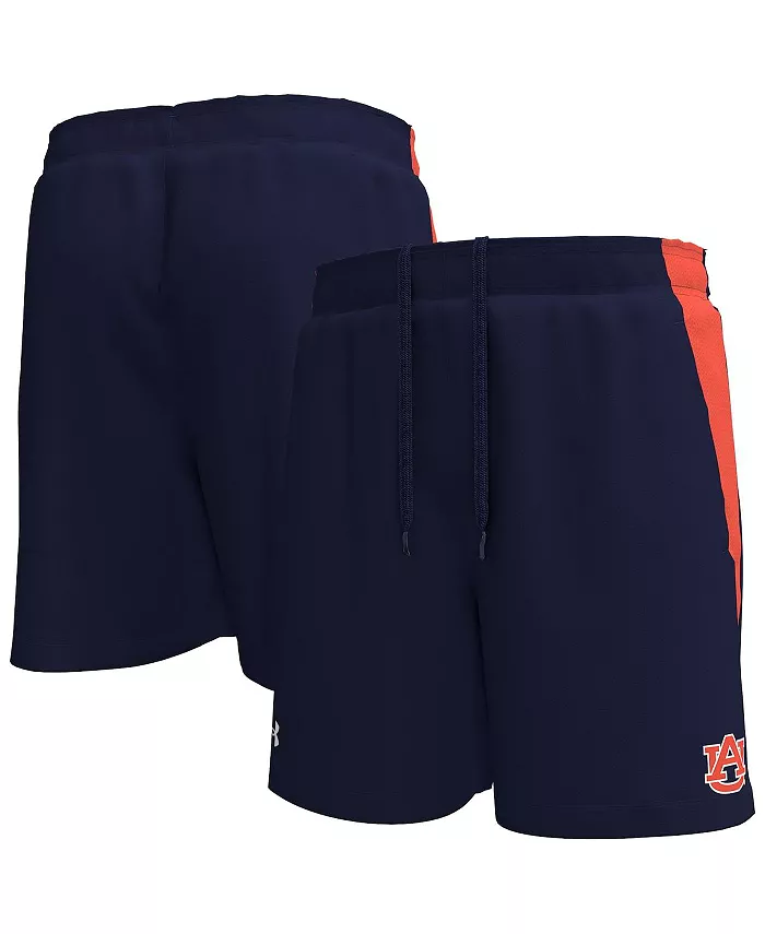 

Мужские шорты Tech Vent Performance Auburn Tigers в синем цвете Under Armour