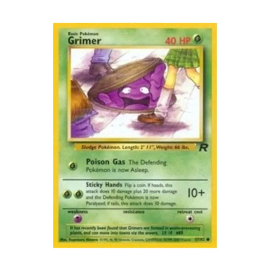 

CCG Граймер (К) #57, Pokemon - Team Rocket - Singles
