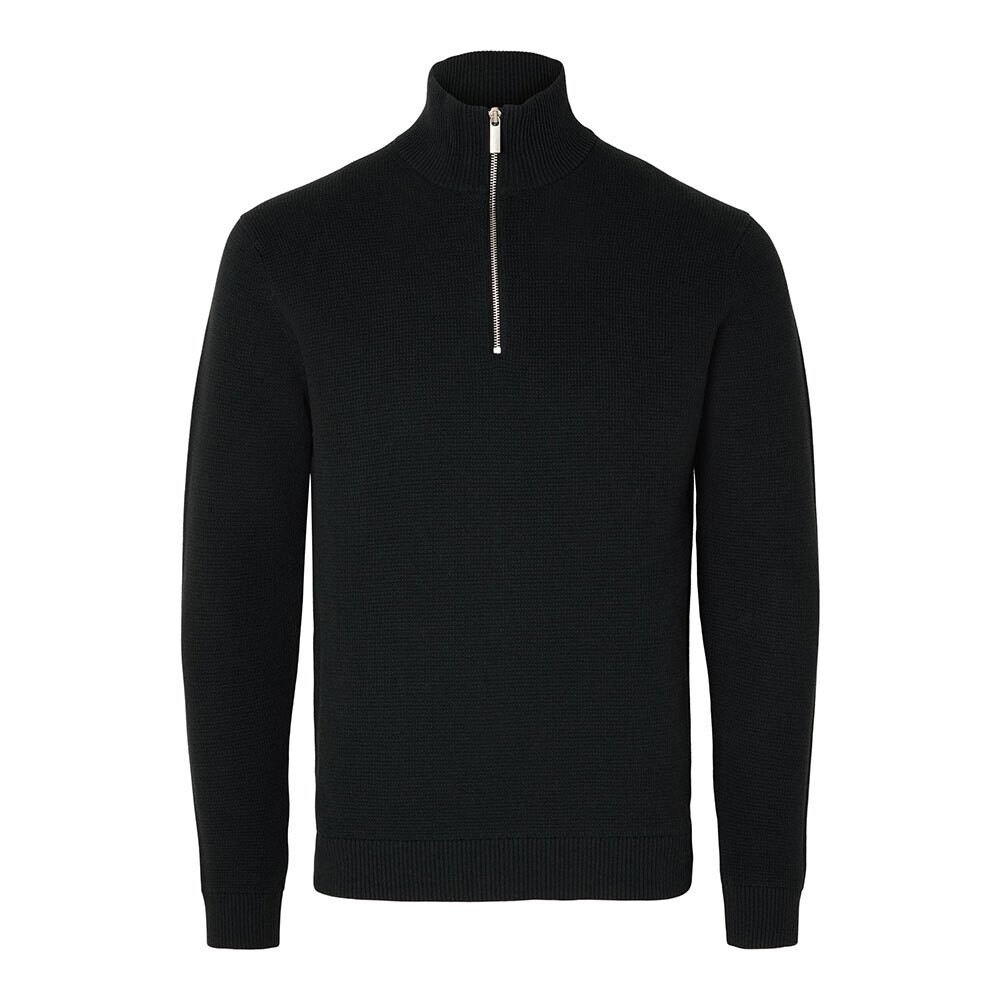 

Свитер Selected Dane Half Zip, черный