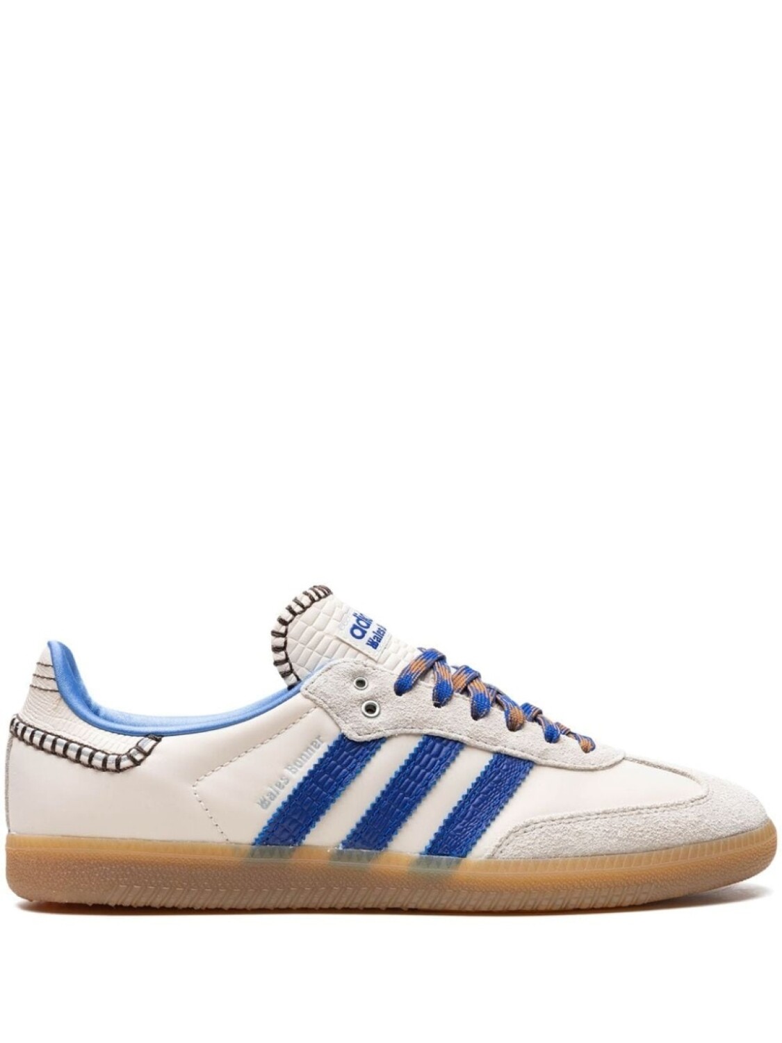 Adidas кроссовки Samba Wonder Clay Royal Blue из коллаборации с Wales Bonner, белый