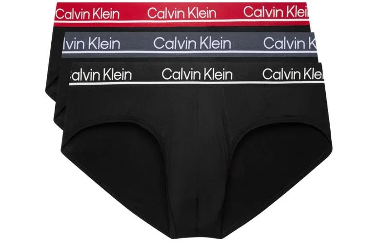 Трусы Calvin Klein 3 Pack черные — фото 3