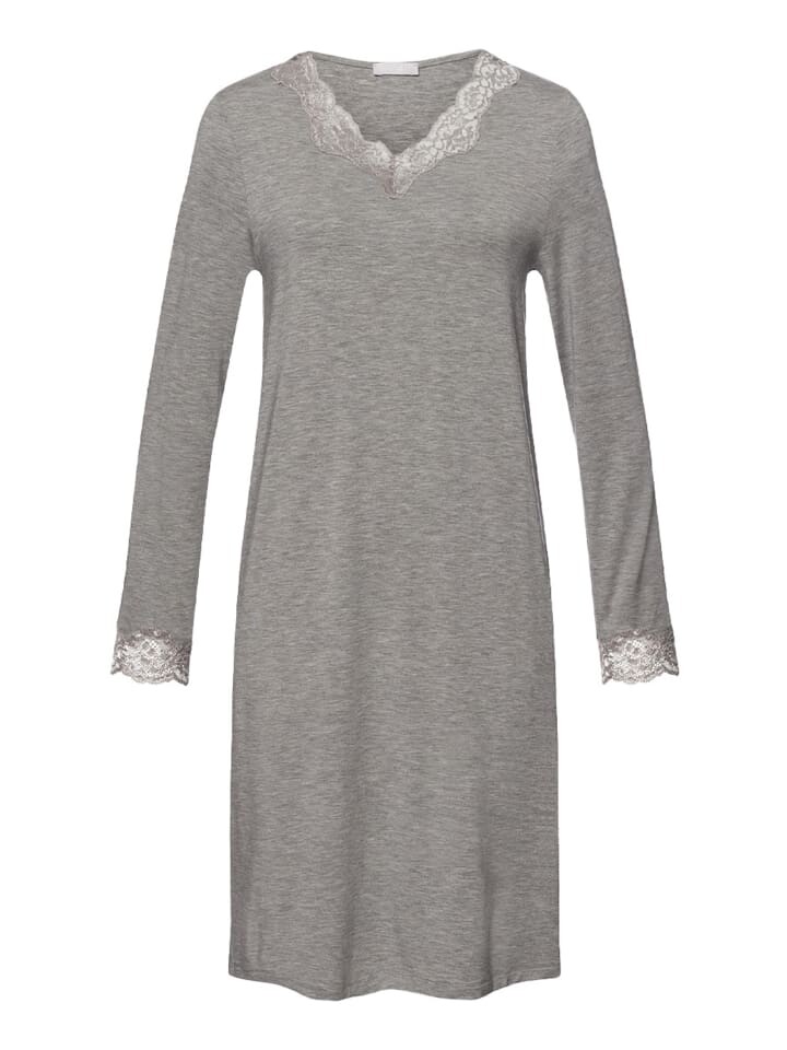 

Ночная рубашка Hanro Natural Elegance, цвет grey melange
