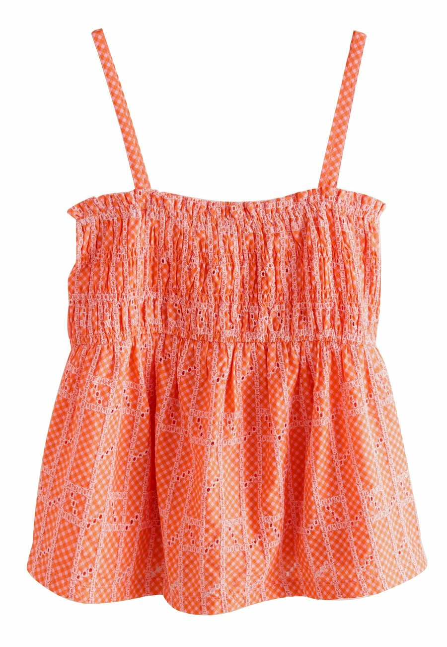 

Топ Next REGULAR FIT-SHIRRED BRODERIE, Orange
