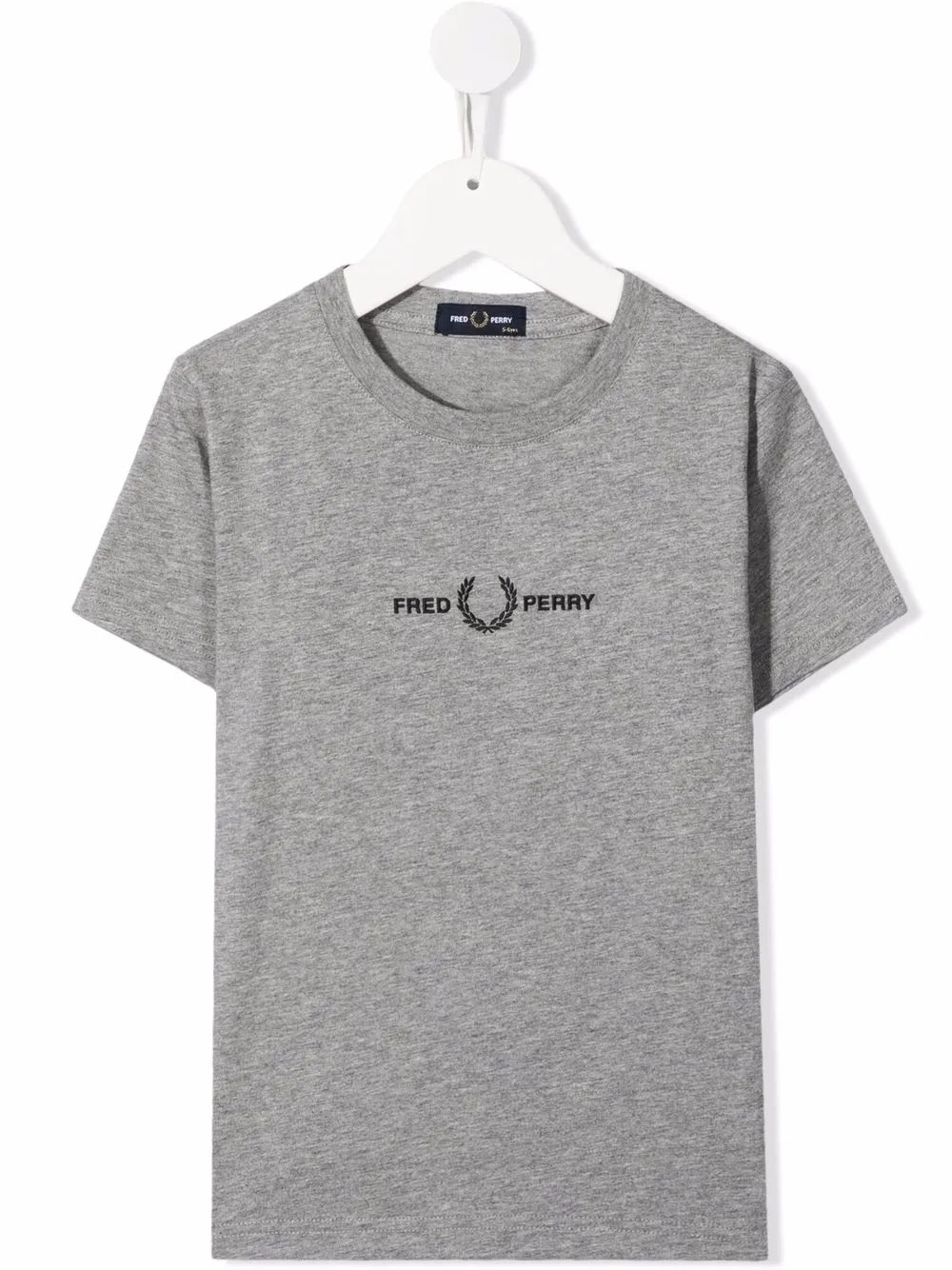 

Футболка с логотипом Fred Perry Kids, серый