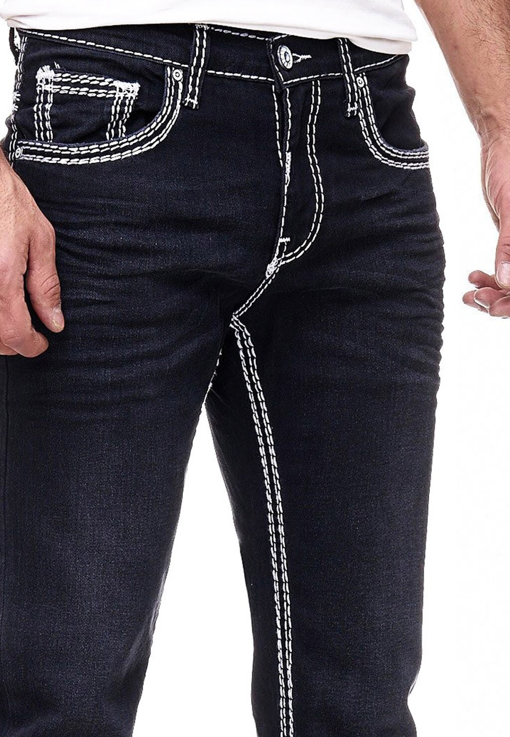 

Джинсы Skinny Fit LEVIN 7 Rusty Neal, цвет schwarz