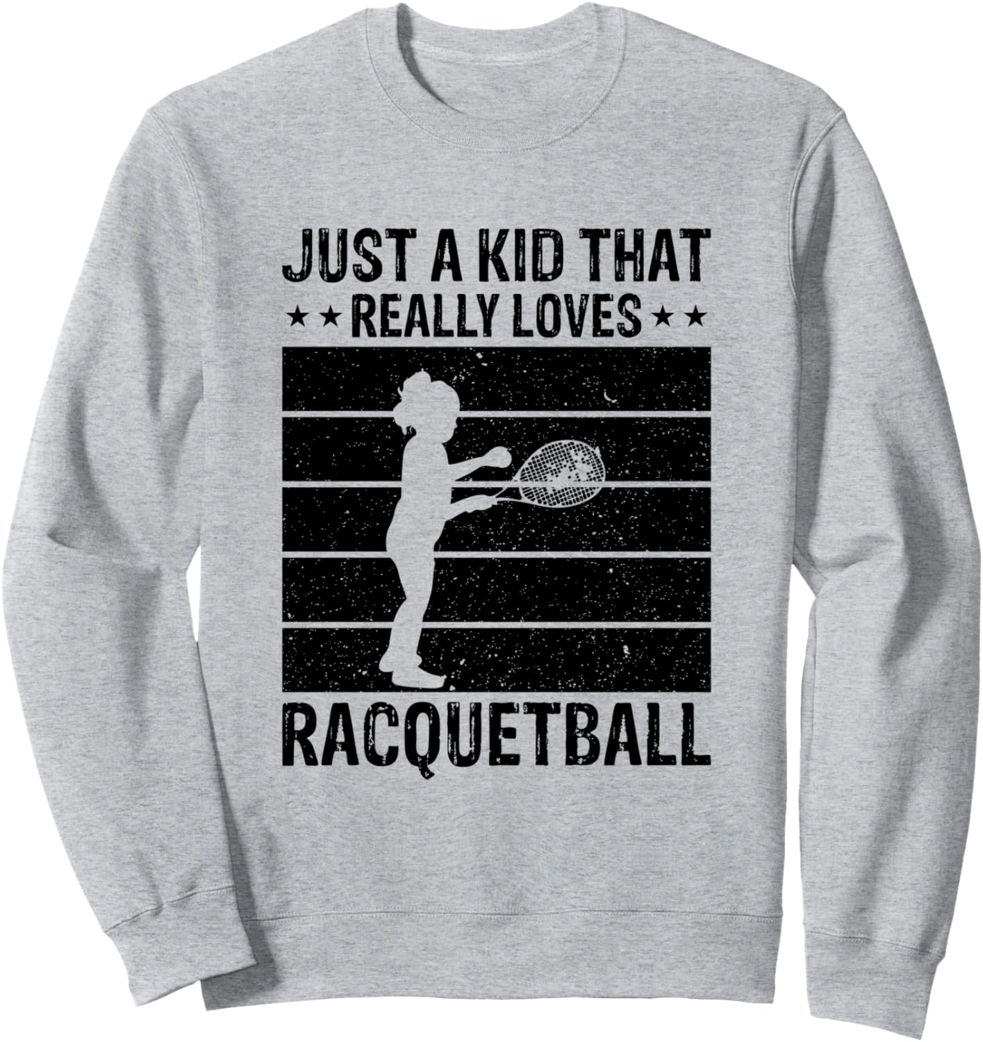 

Толстовка Просто парень, который очень любит ракетбол Racquetball Player Kids Racquetball Player, серый