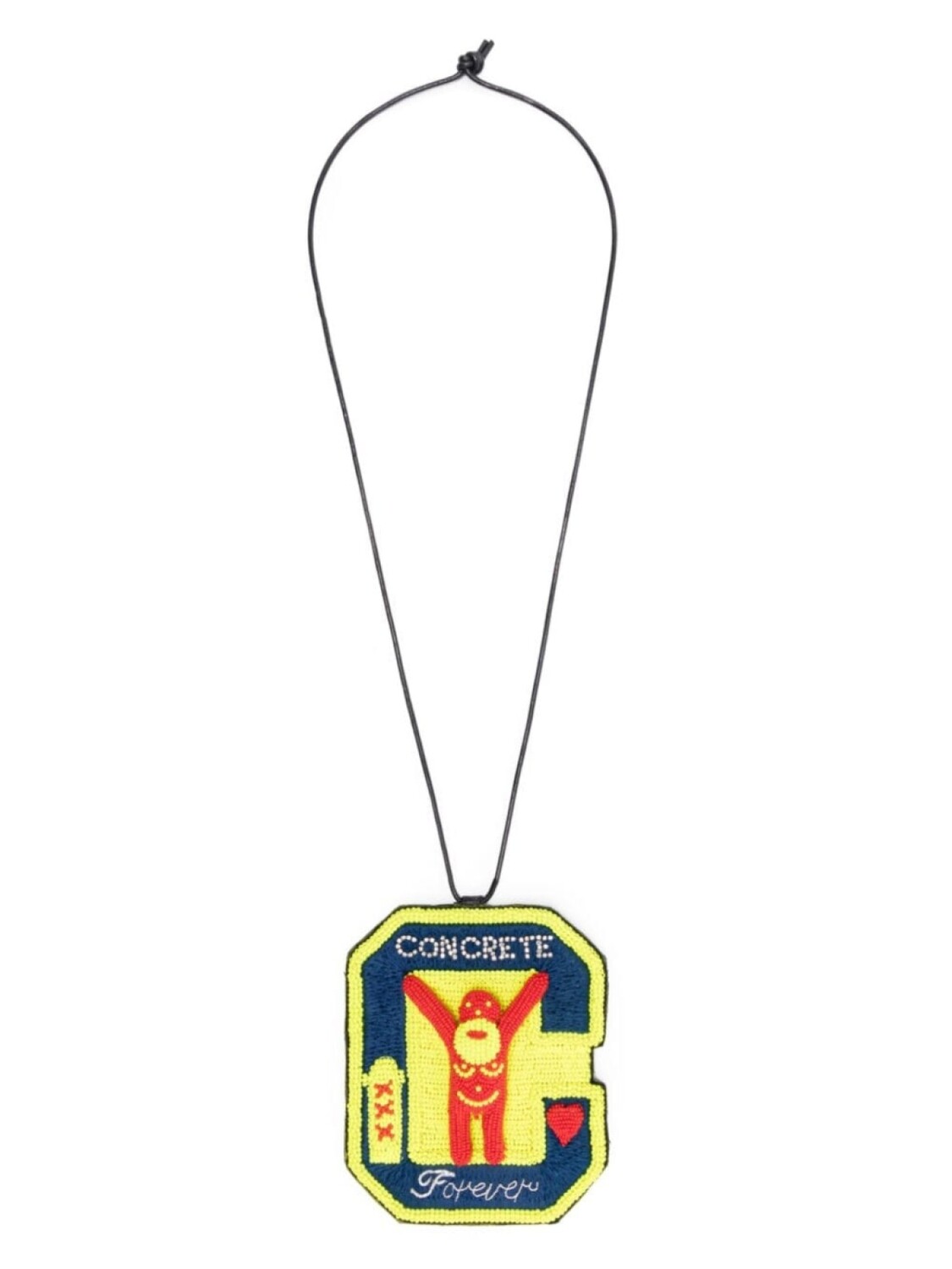 

Колье 25Y Forever из коллаборации с Concrete Walter Van Beirendonck, желтый
