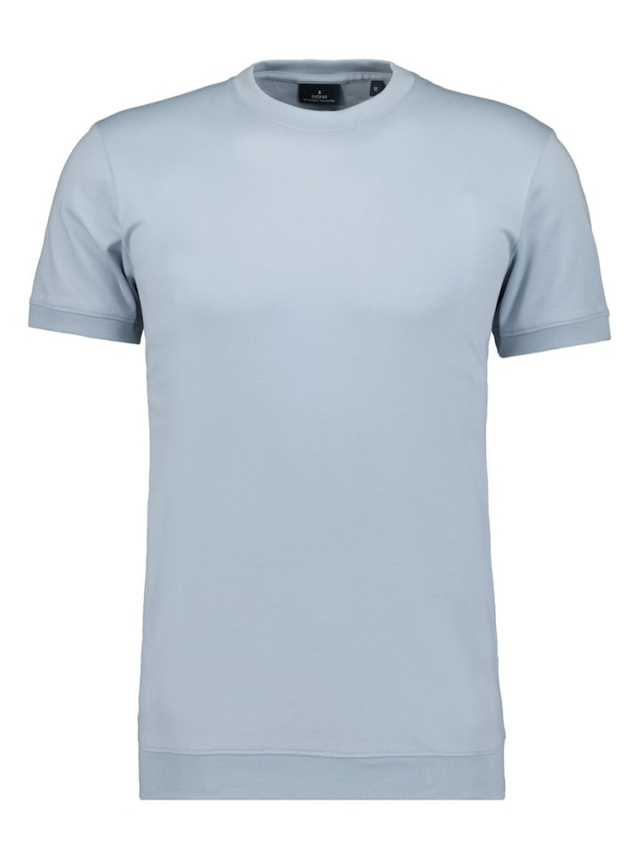 

Мужская футболка с круглым вырезом серебристого цвета Ragman