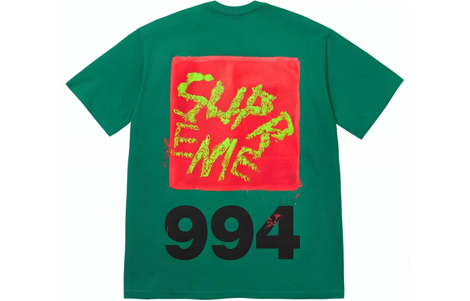 Футболка Paint Cotton SS24 Supreme, светло-pine/светло-pine