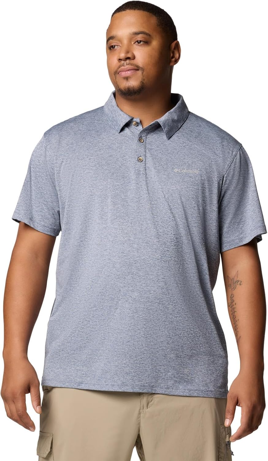 

Мужская поло Tech Trail Utility Columbia, Collegiate Navy Heather, Синий, Мужская поло Tech Trail Utility Columbia, Collegiate Navy Heather