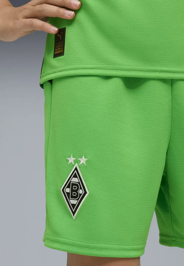 Спортивные шорты боруссия менхенгладбах 25/26 Puma, Green Warm White — фото 4