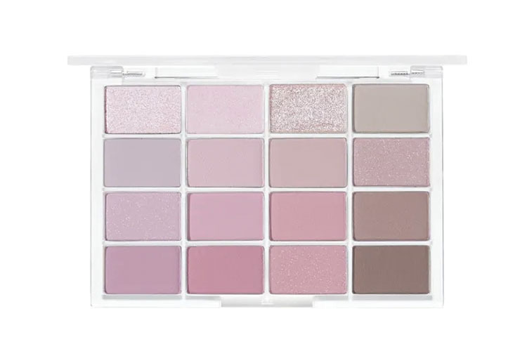 Палетка теней для век WAKEMAKE Soft Blurring Eye Palette, #02, 14 г — фото 2