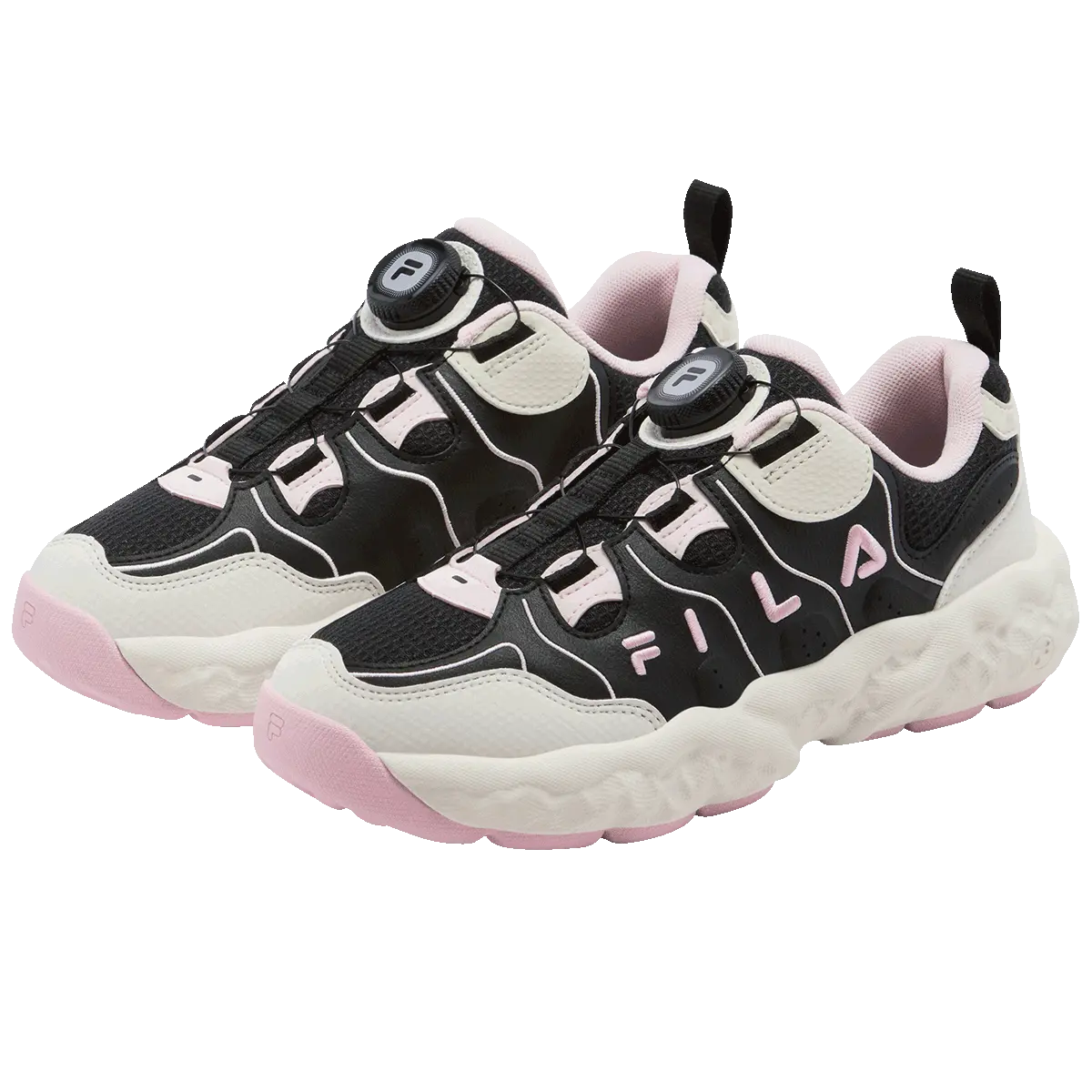 FILA KIDS Heritage FHT баскетбольные кроссовки black/fragrant snow kids' — фото 4