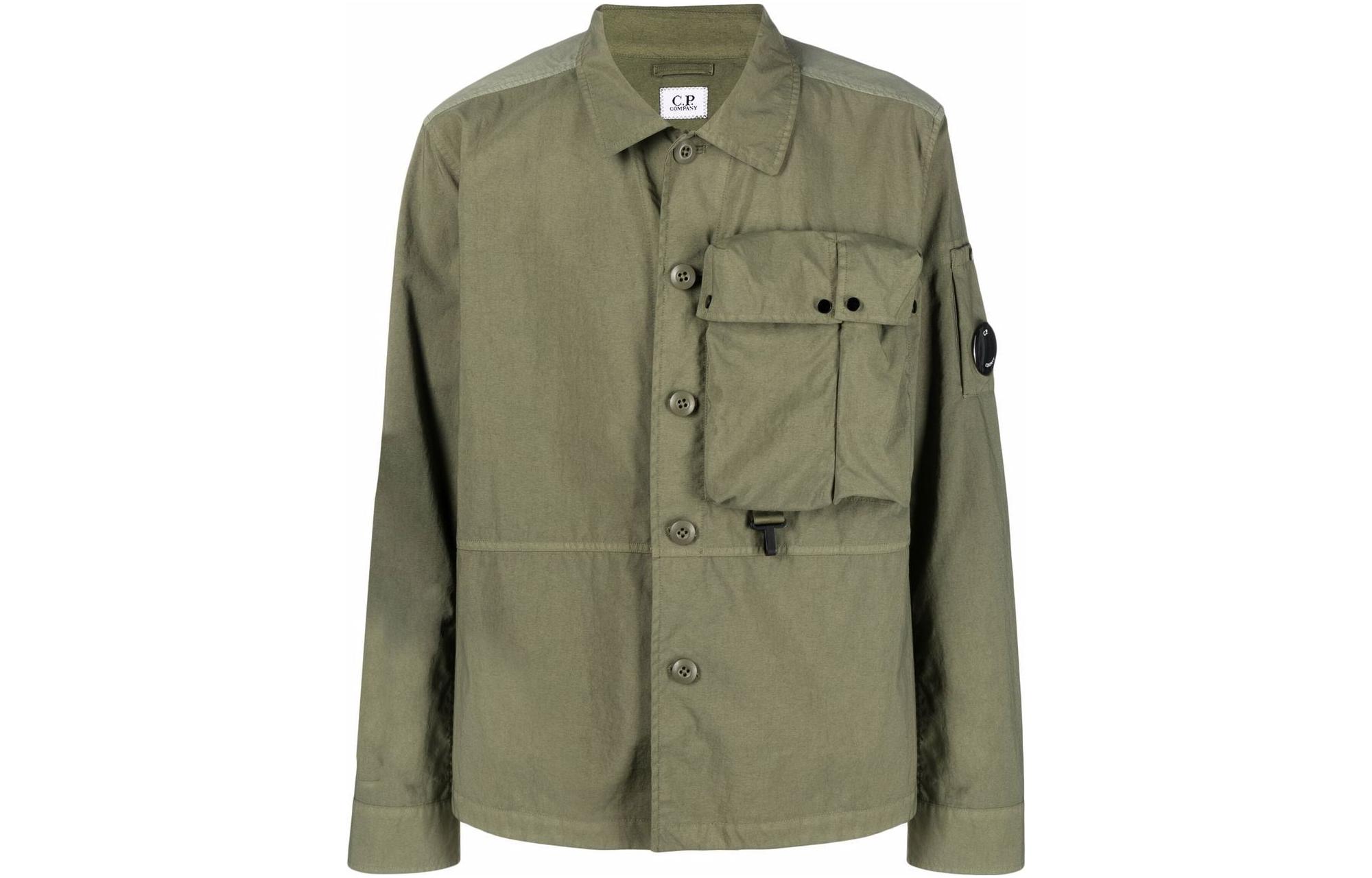 

C.P.Company Зеленая мужская рубашка