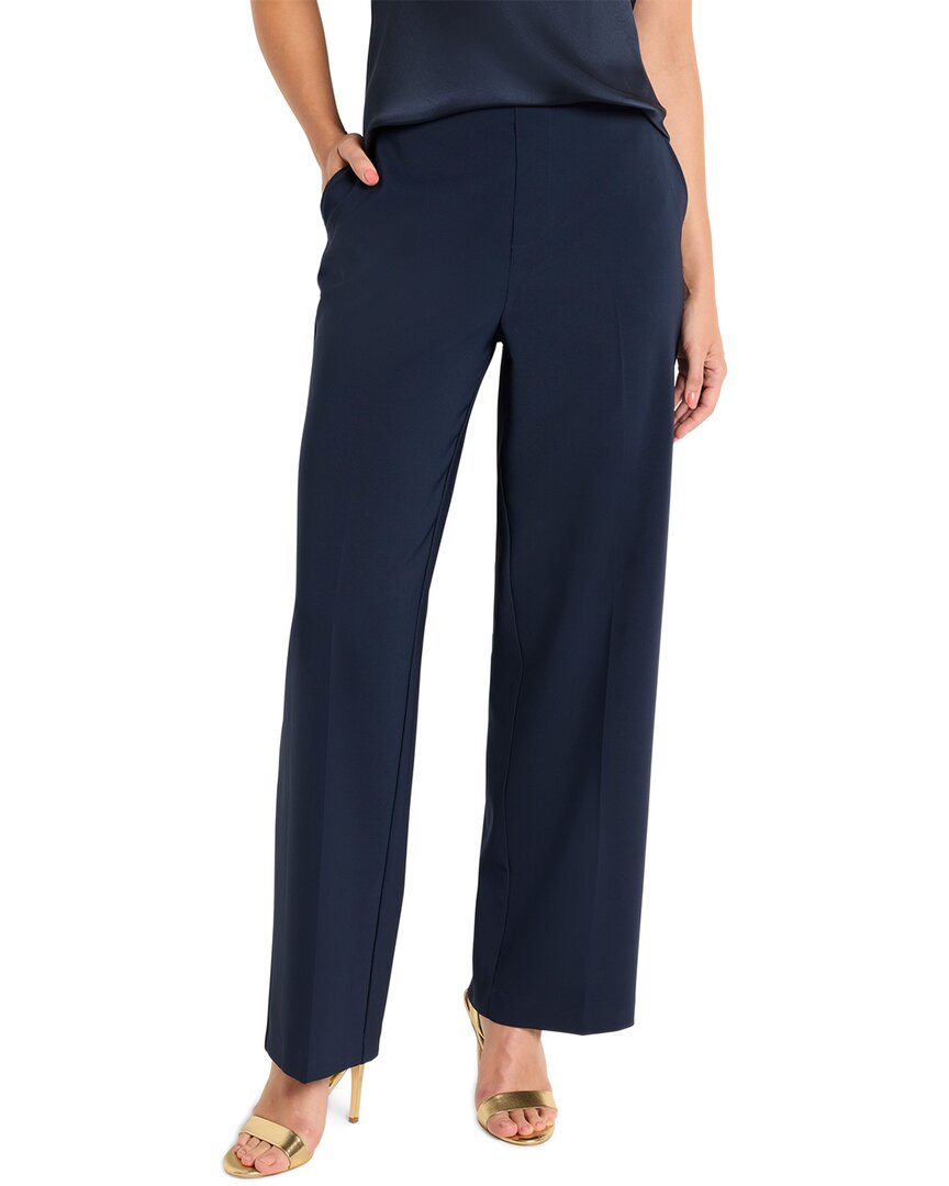 

NIC+ZOE Petite Stretch Suiting Lenox Широкие брюки-джинсы Nic + Zoe, синий
