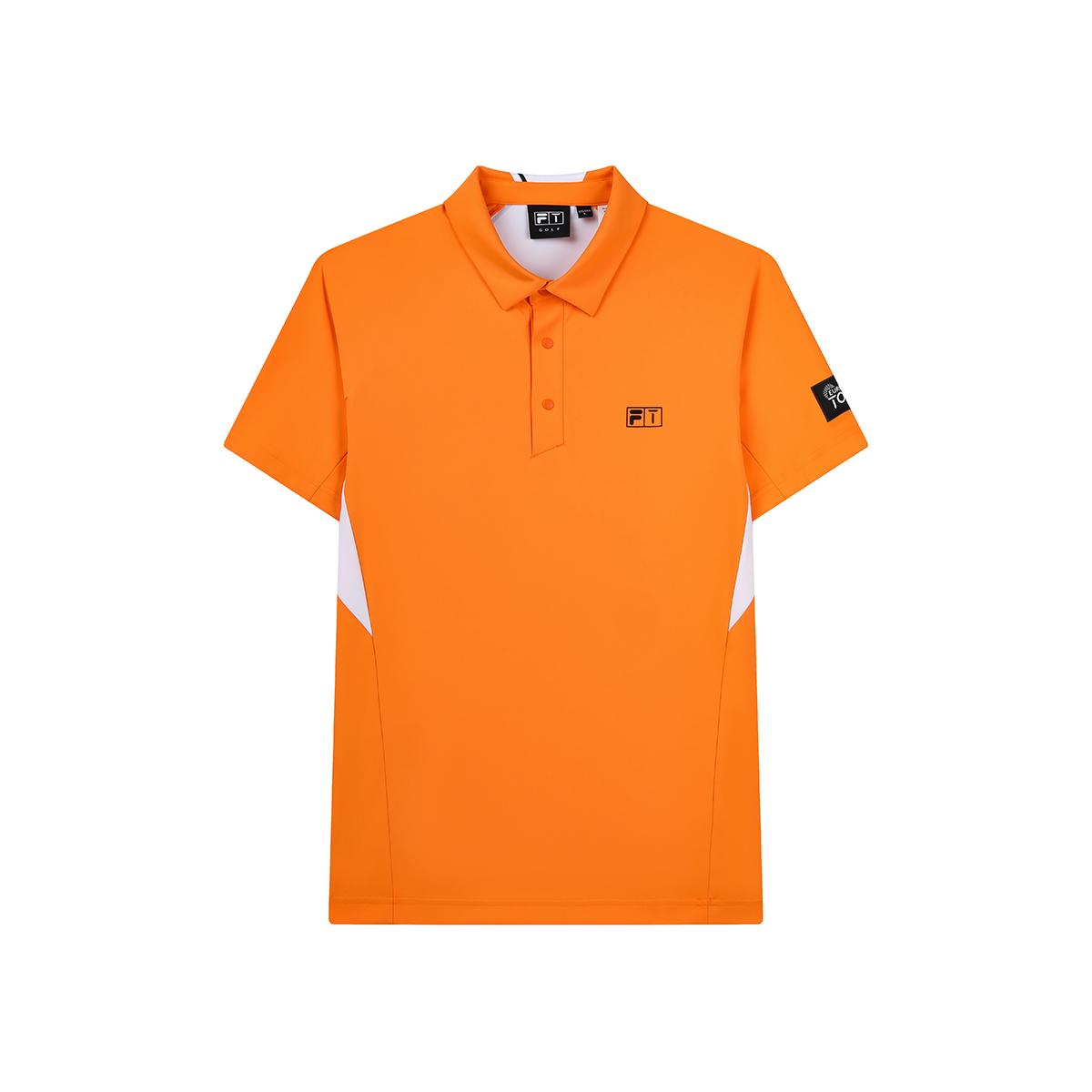 

Поло Golf Series мужское Neon Prosperity Orange FILA, оранжевый