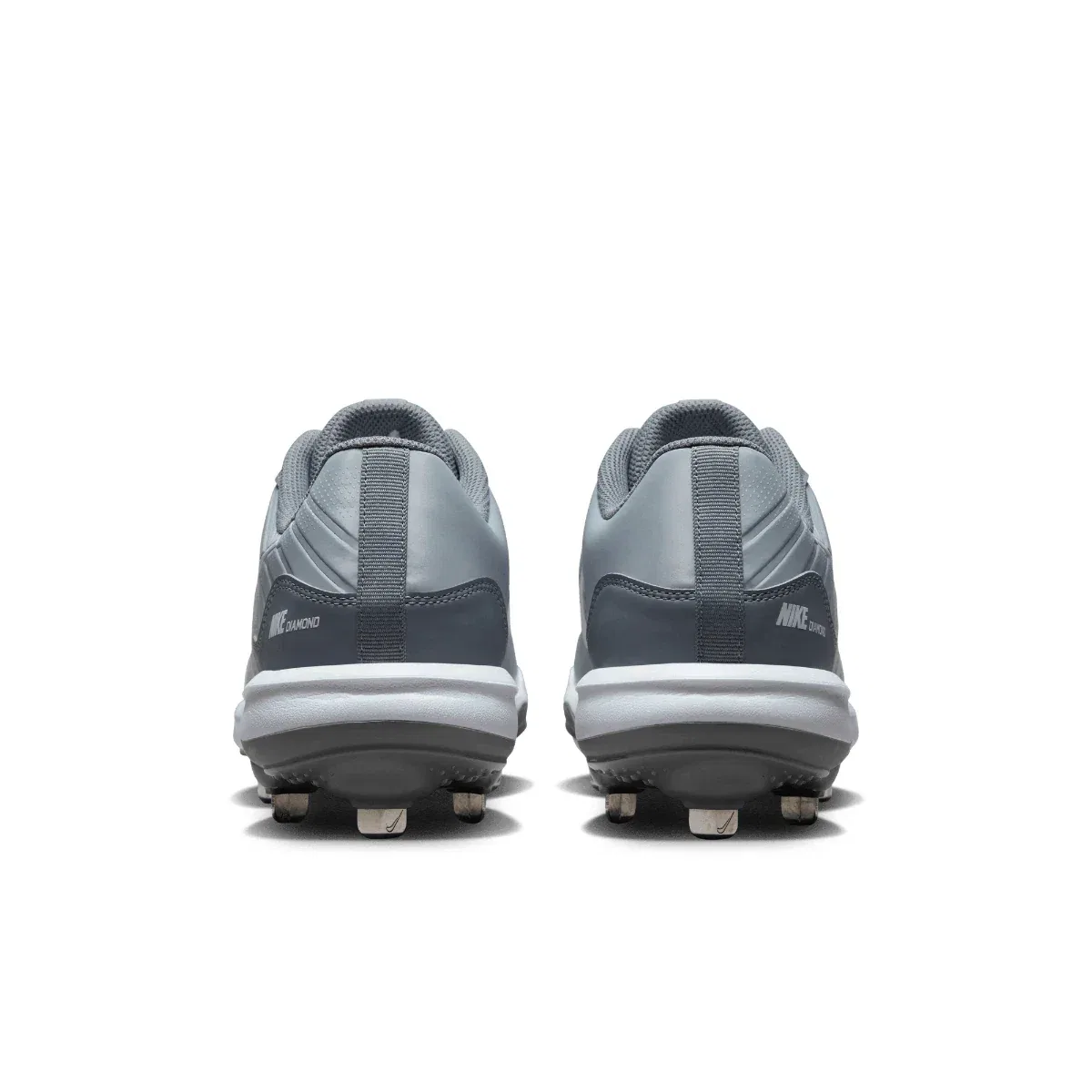 Мужские бейсбольные бутсы Nike Alpha Huarache Varsity Low Gray Metal HAWK2586 — фото 3