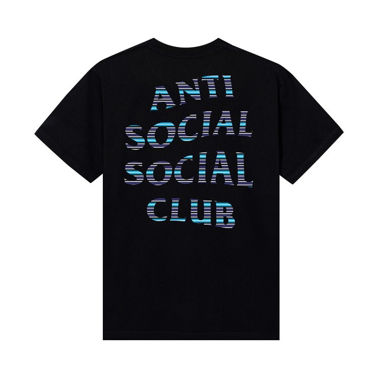 

Футболка Anti Social Social Club x Fragment Design Logo 'Black/Blue', черный