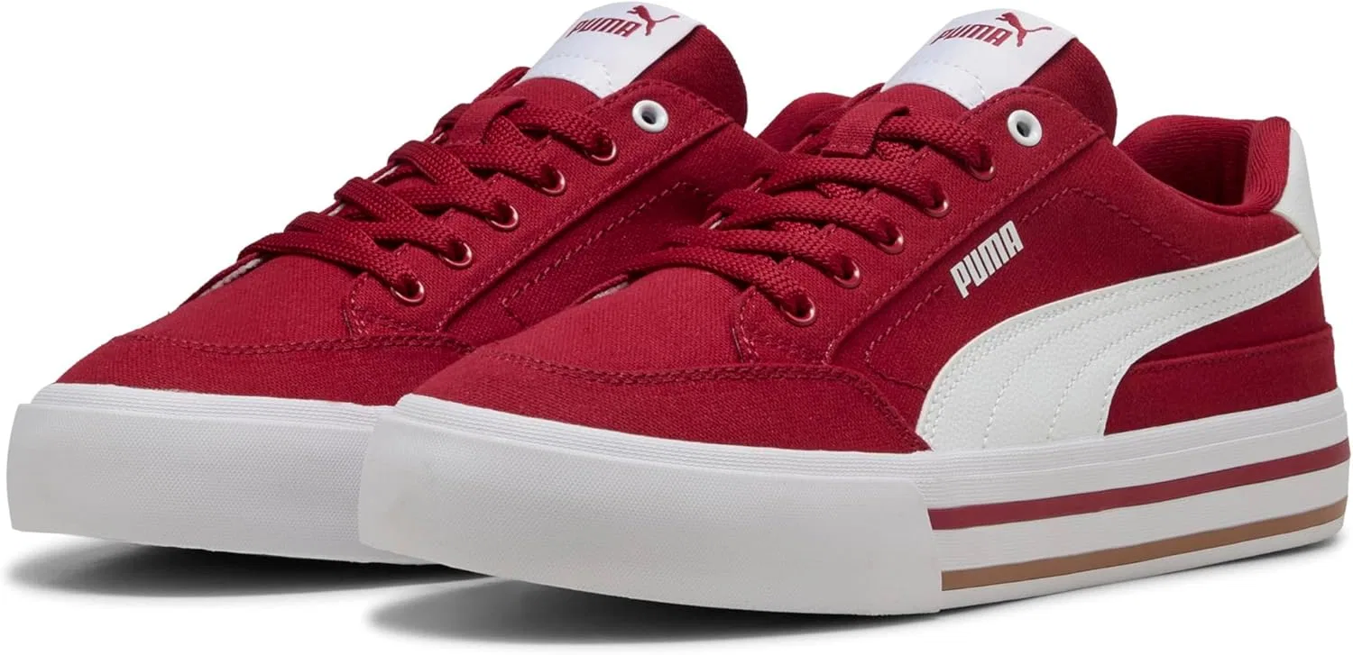 Кроссовки PUMA Unisex Court Classic Vuls Fs 39635302 White 38, White Black, 38 EU
