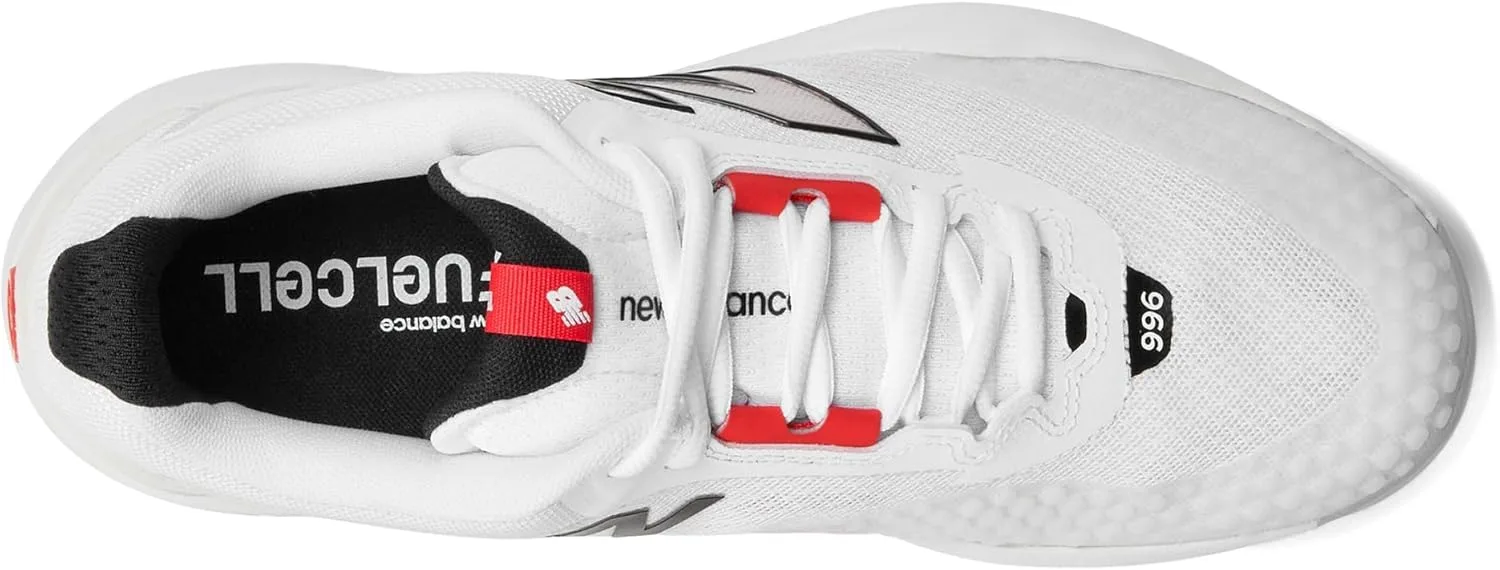 Мужские теннисные кроссовки FuelCell 996 V6 New Balance, Weiß Schwarz — фото 2