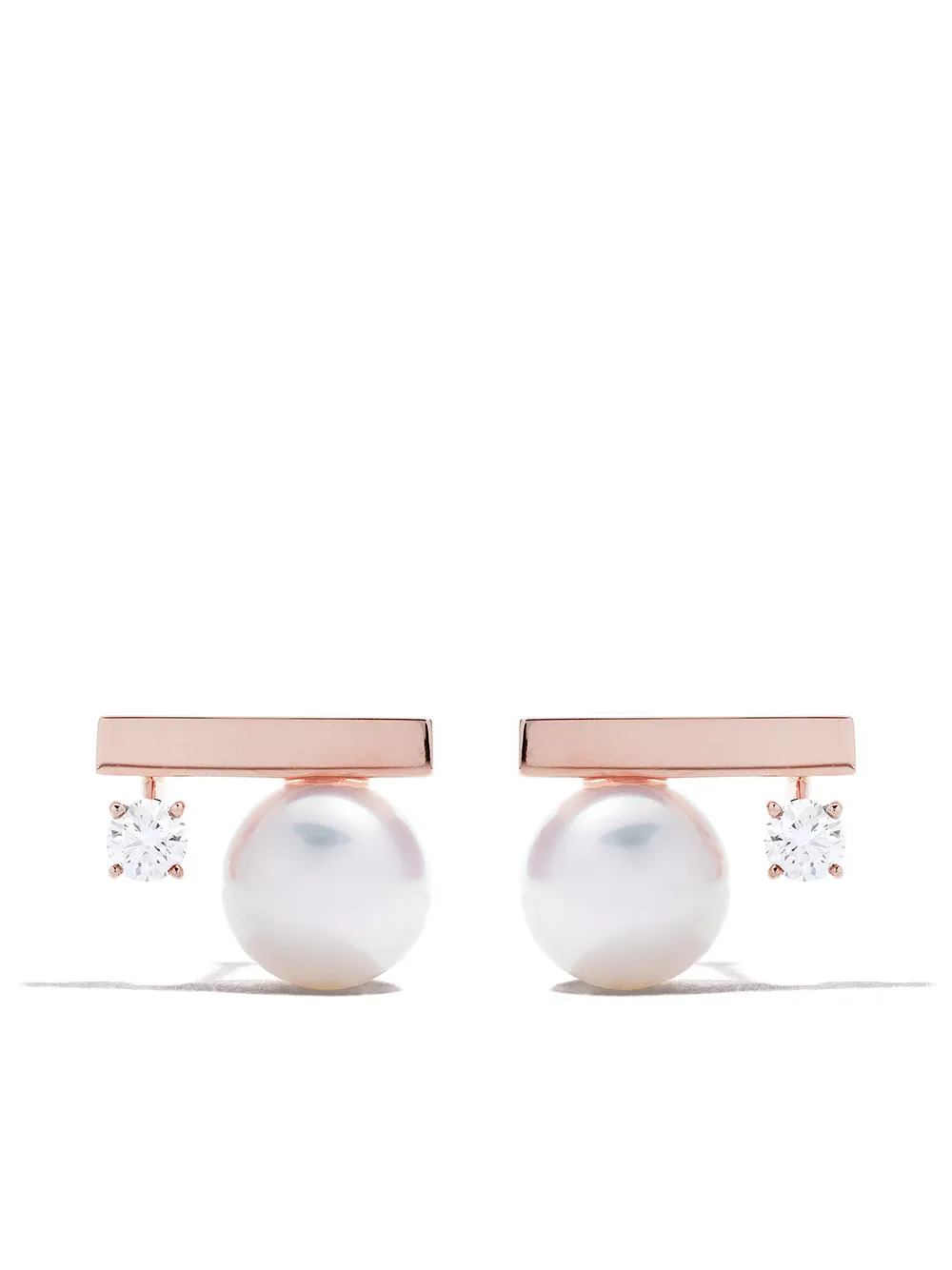 

Золотые серьги Balance Class Collection Line Akoya с жемчугом и бриллиантами TASAKI, золотой
