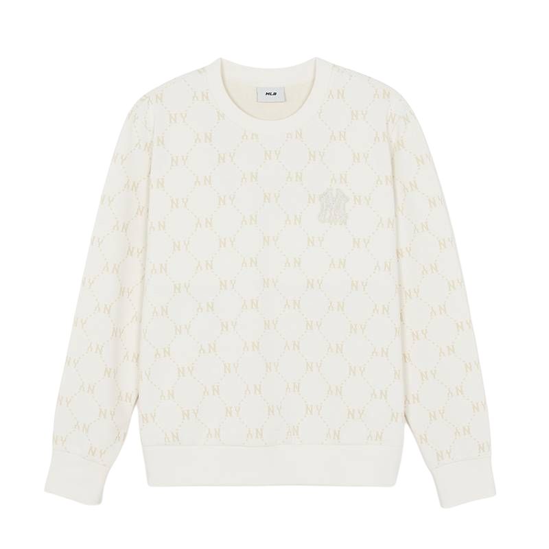 

MLB Свитшоты Unisex New York Yankees/Ivory MTM01 Crew Neck Moderate Regular, Бежевый, MLB Свитшоты Unisex New York Yankees/Ivory MTM01 Crew Neck Moderate Regular