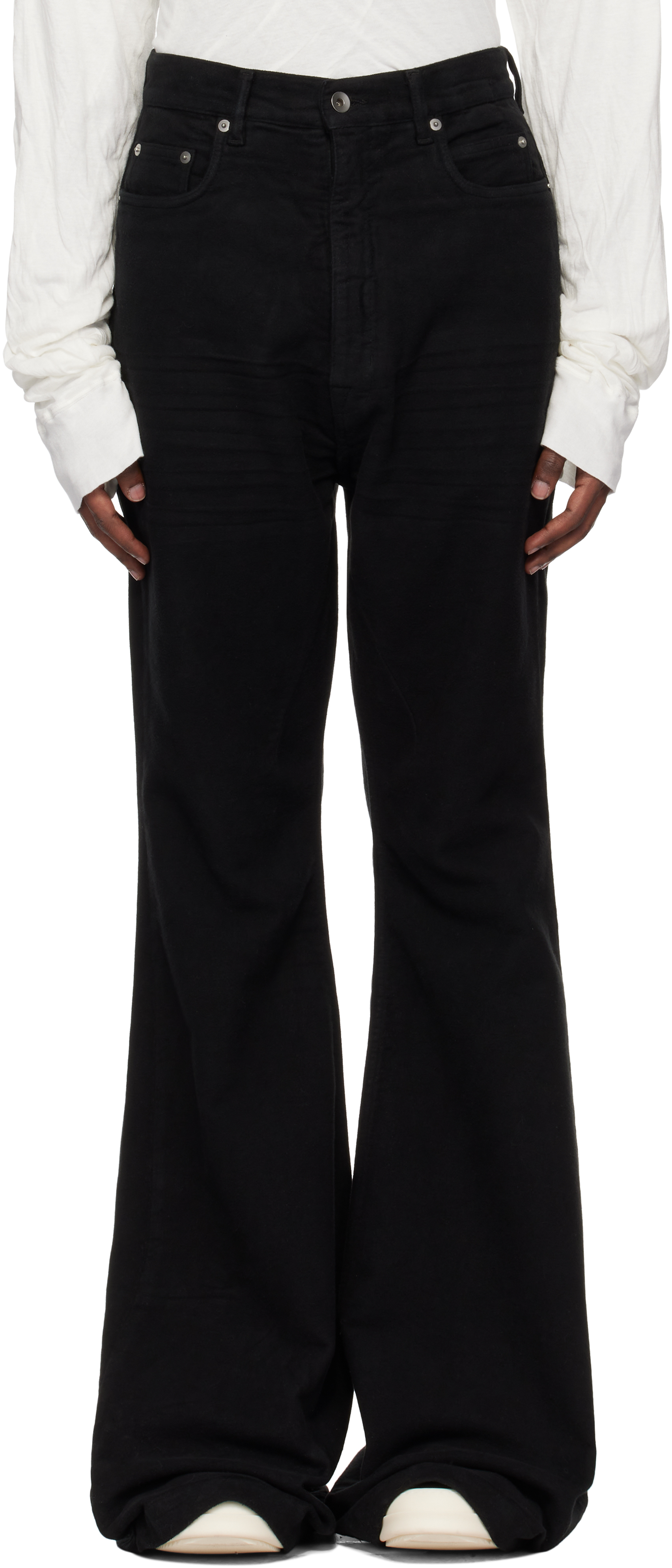

Брюки Porterville Bolan Bootcut Rick Owens DRKSHDW, черный