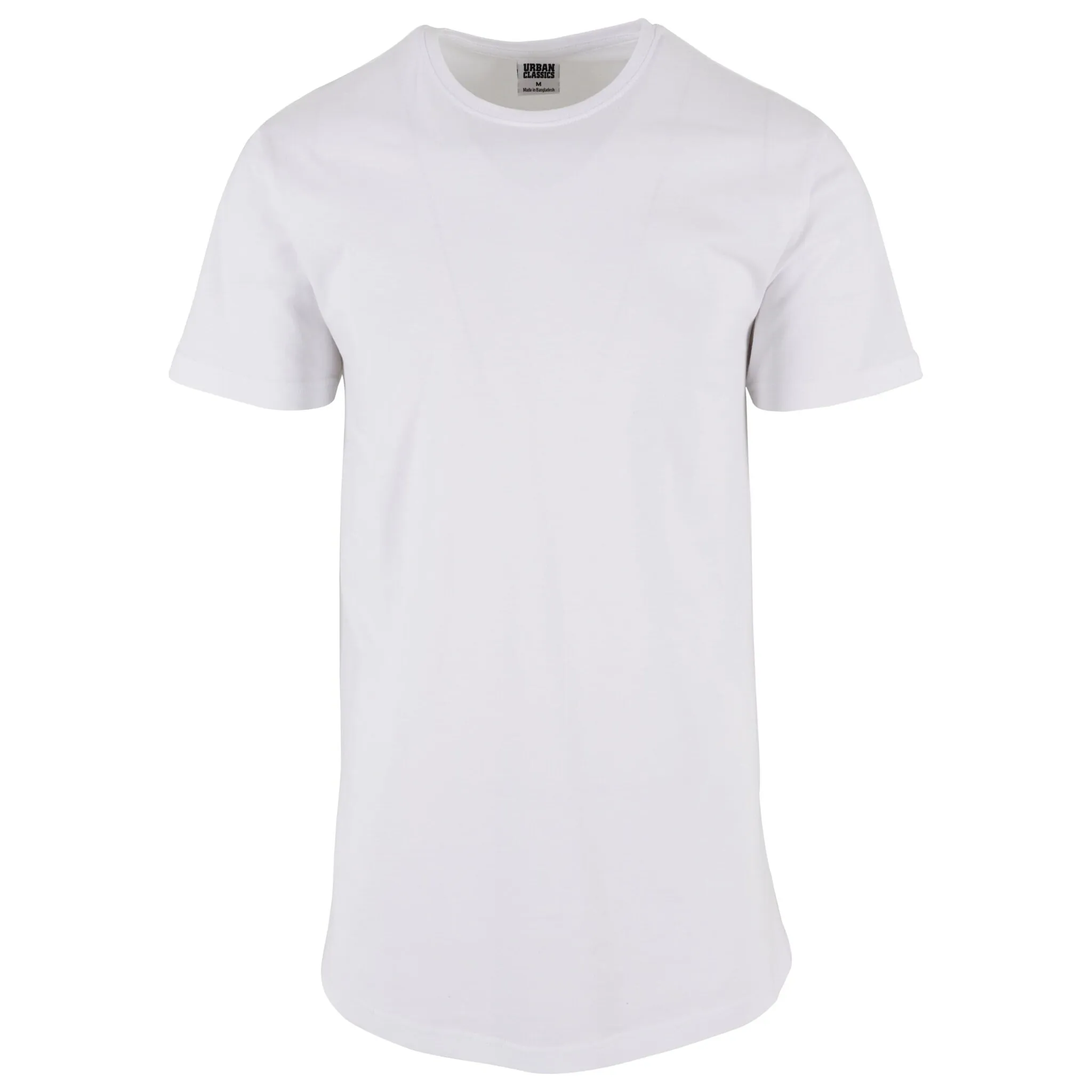 

Рубашка с короткими рукавами URBAN CLASSICS " Urban Classics Men's Shaped Long Tee", белый