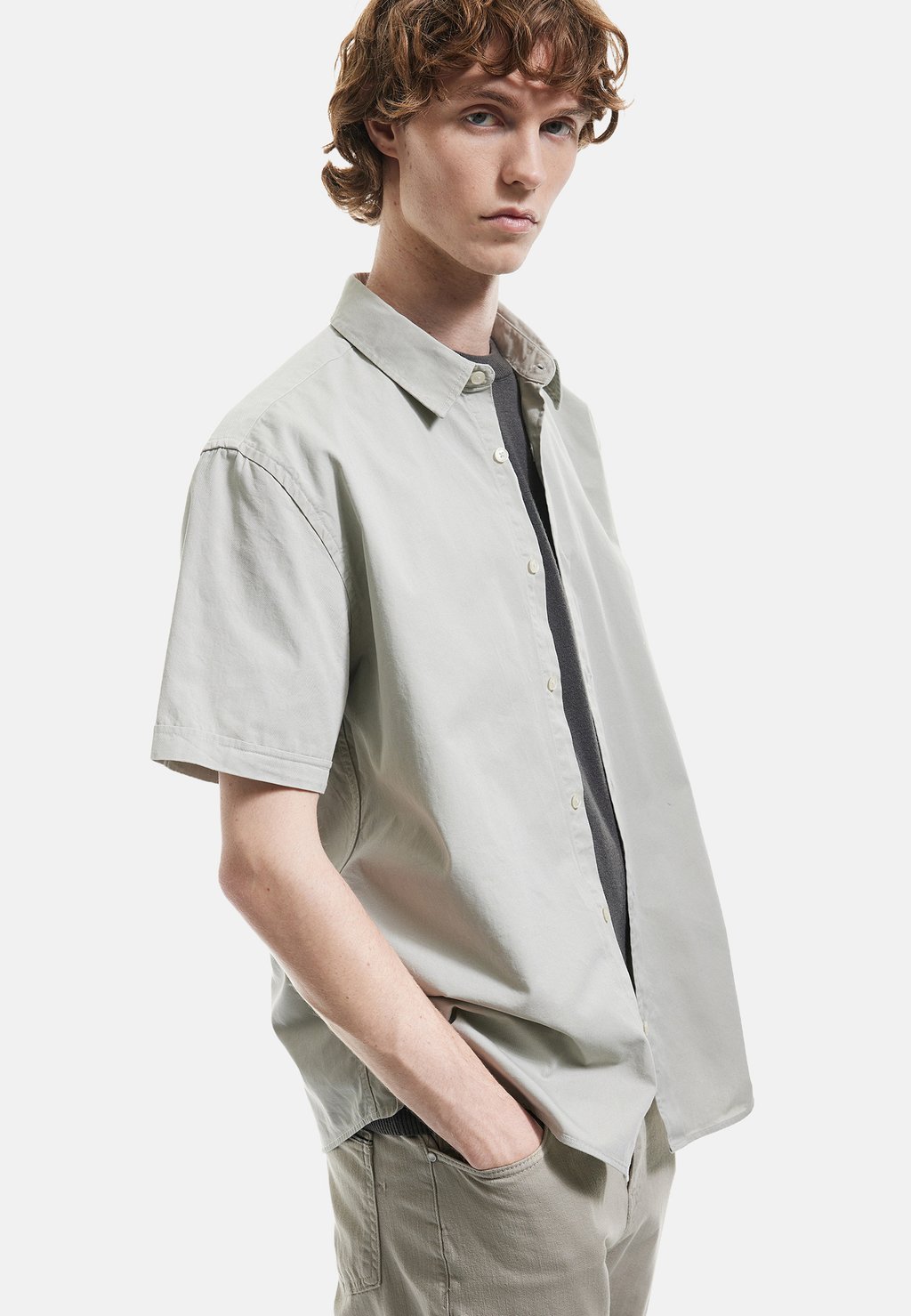 

Рубашка SHORT SLEEVE Koton, зеленый
