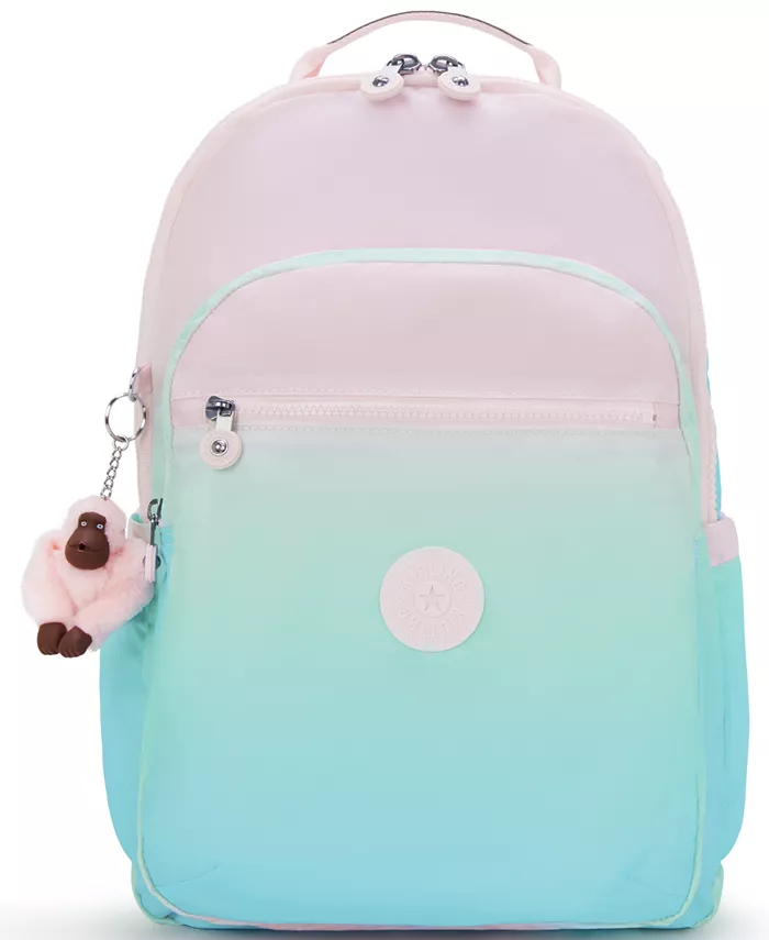 

Рюкзак для ноутбука 15" Seoul Lap с принтом Kipling, розовый