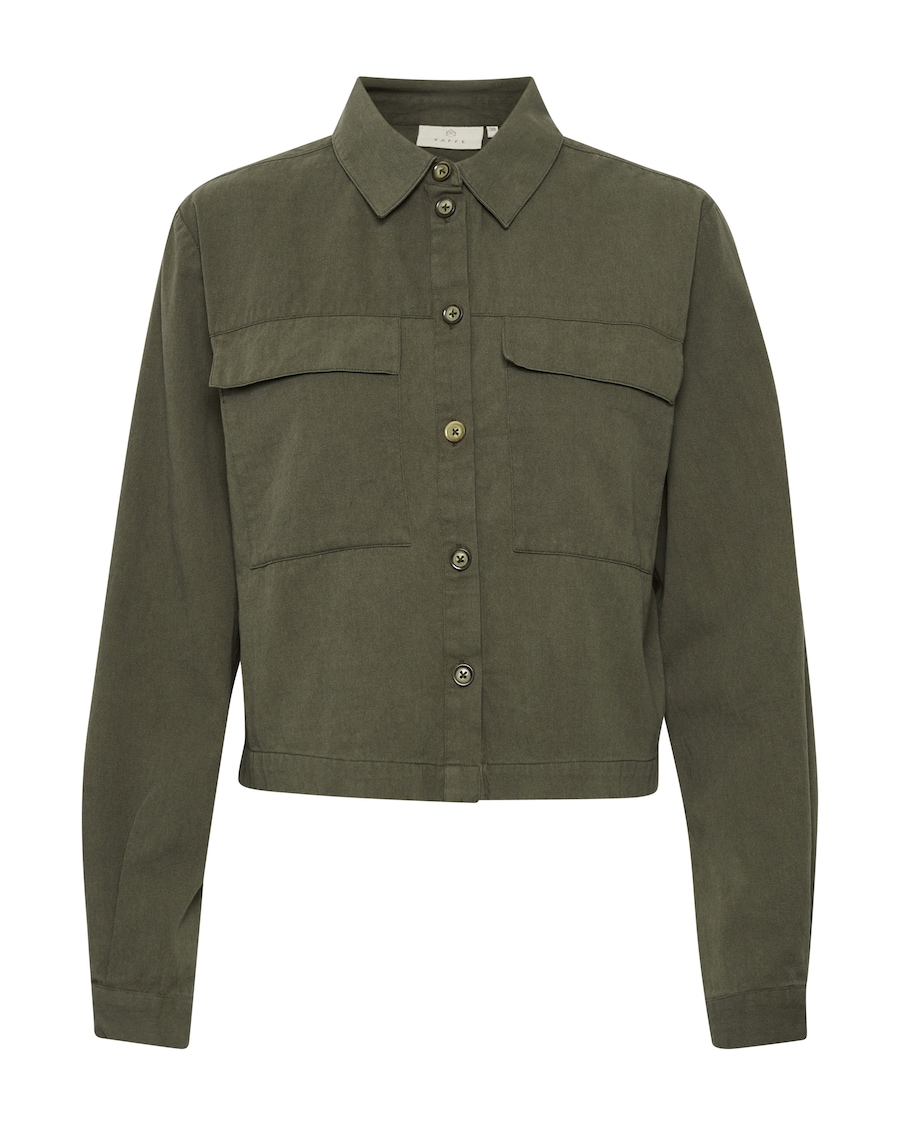 

Куртка межсезонная Kaffe Adriana, темно-зеленый