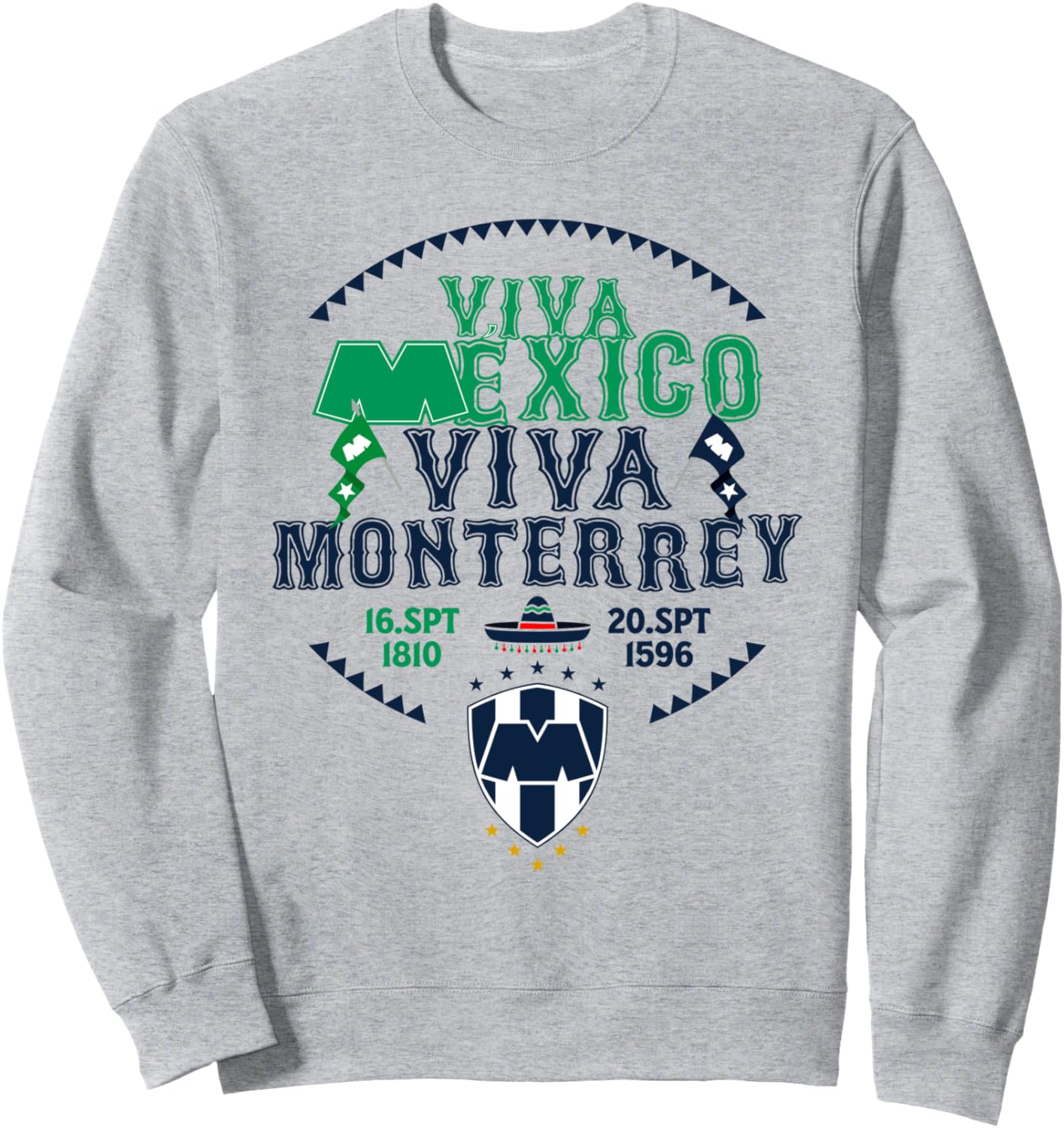 

Rayados - Толстовка ко Дню независимости Мексики, серый