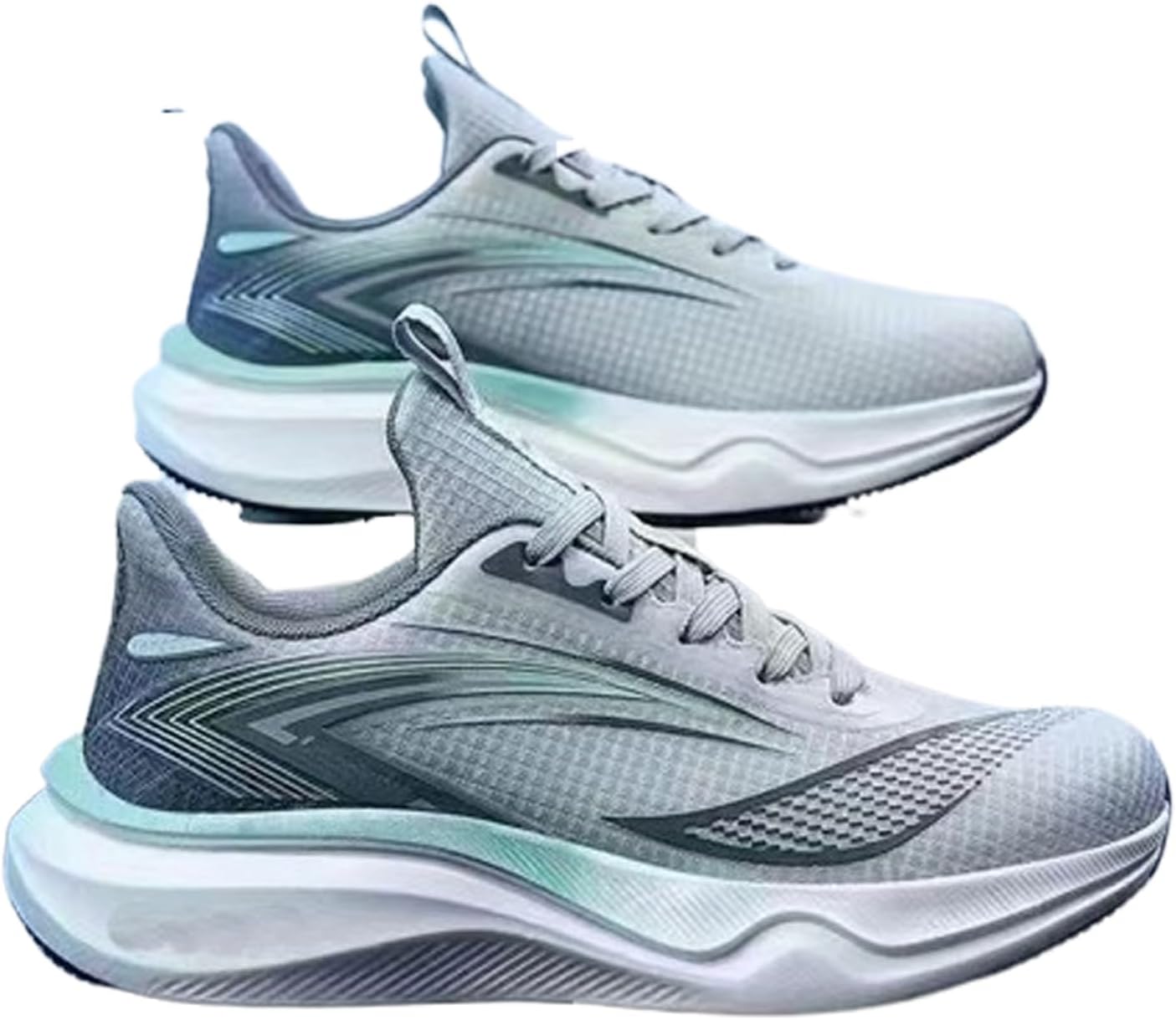 

Мужские прогулочные туфли с поддержкой - легкие кроссовки, дышащие ортопедические Generic, светло-серый