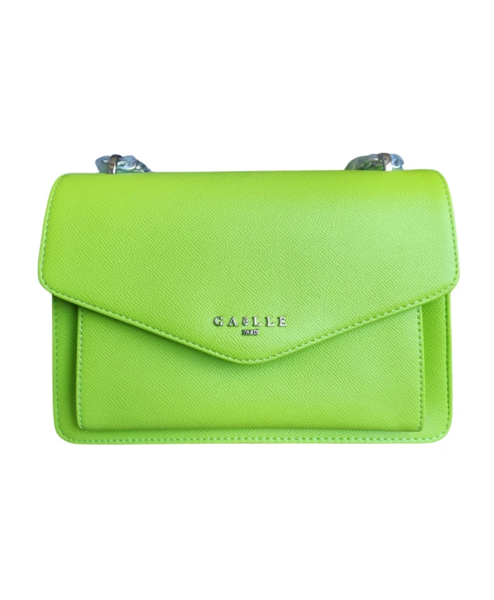 

Зеленая сумка через плечо с регулируемым ремешком Gaã«Lle Paris, зеленый