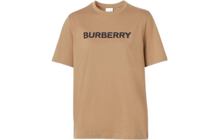 

Женская футболка Burberry, цвет Camel