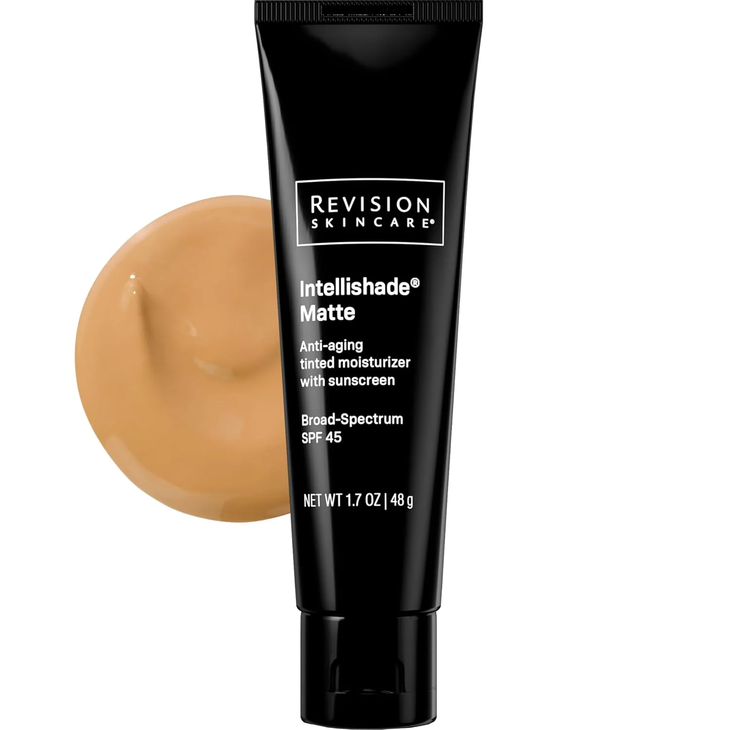 Revision Skincare Intellishade Matte SPF 45 тонирующий антивозрастной солнцезащитный крем для лица, увлажняющий крем без масел с SPF и витамином C, солнцезащитное средство для сужения пор для жирной и комбинированной кожи, 50 мл